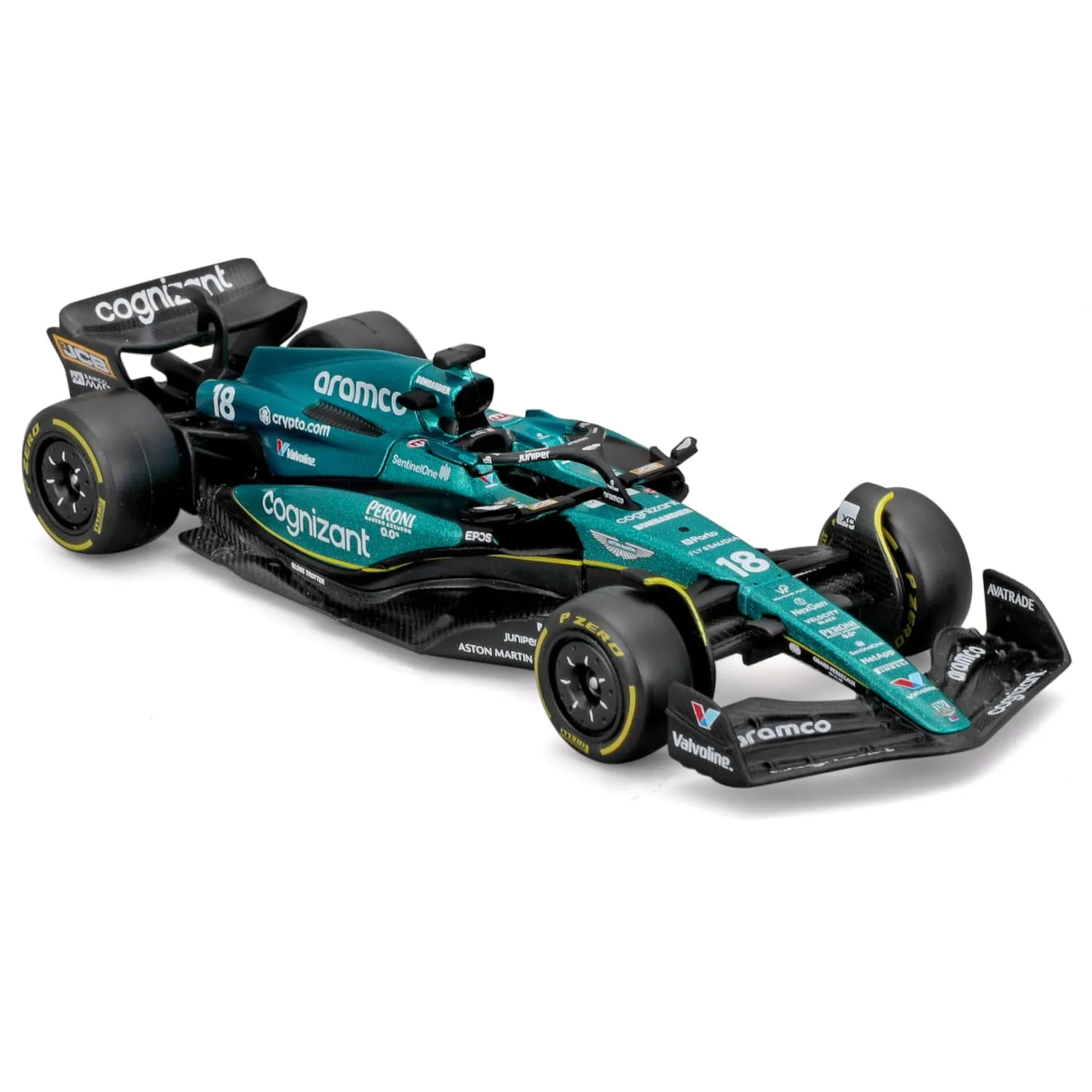 Bburago Aston Martin AMR23 #18 Stroll 1:43 Diecast Model Car - immagine 2