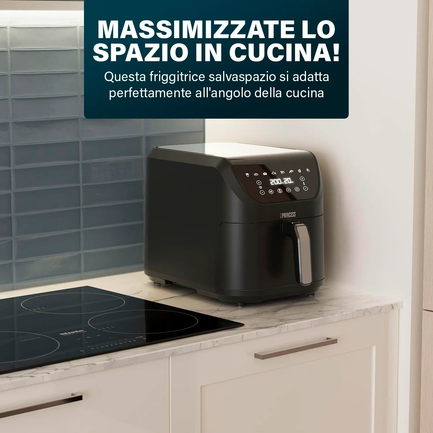 Princess SlimFry Friggitrice senza olio 8 L, 8 programmi, 2000 W - 182256 - immagine 11