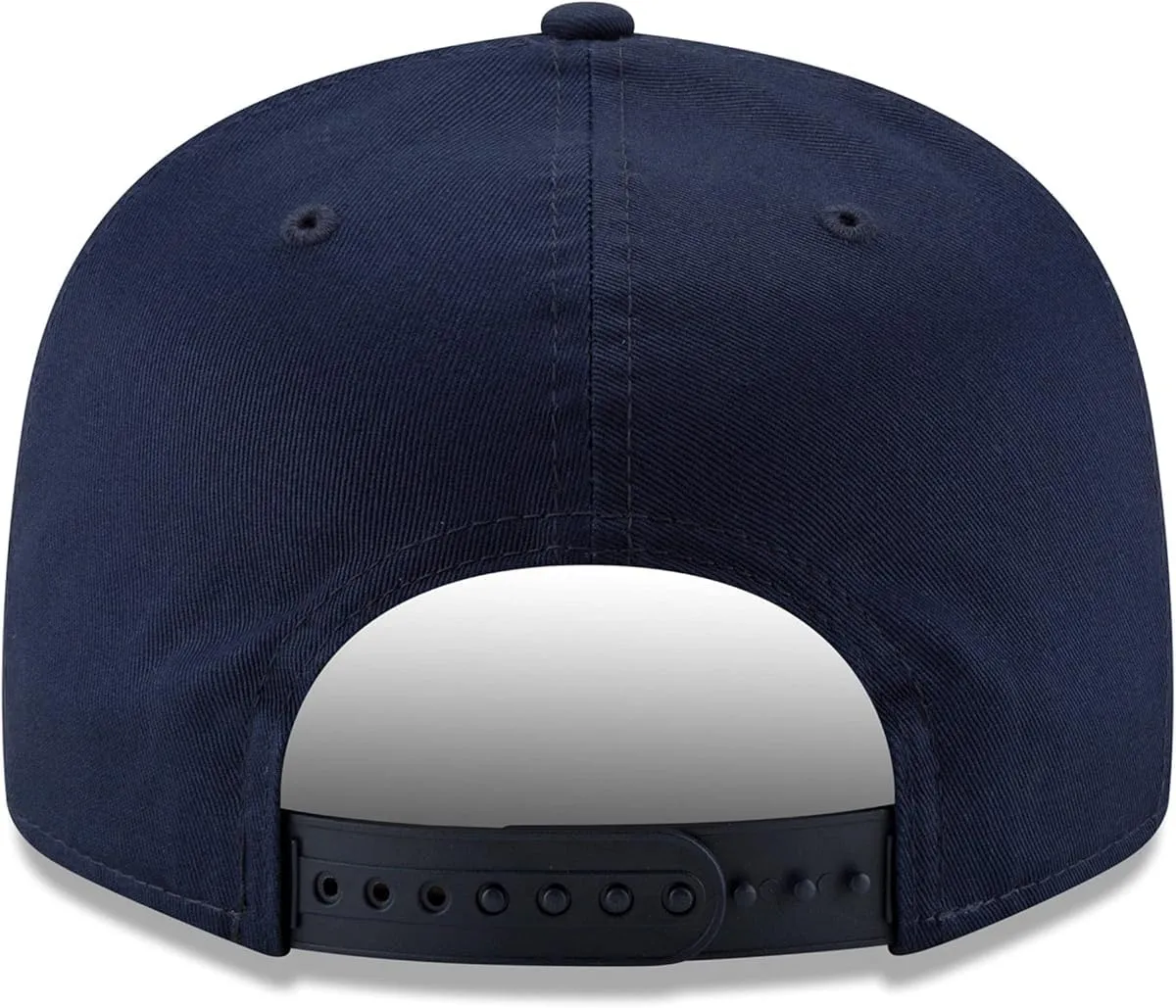 New Era NFL 9FIFTY Team Color Adjustable Hat - New England Patriots Navy Blue, One Size - immagine 4