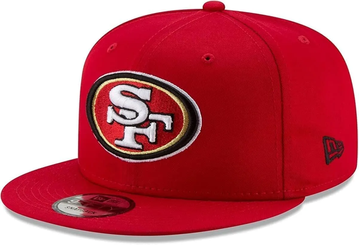 New Era NFL 9FIFTY San Francisco 49ers Snapback Hat - Red, One Size - immagine 1