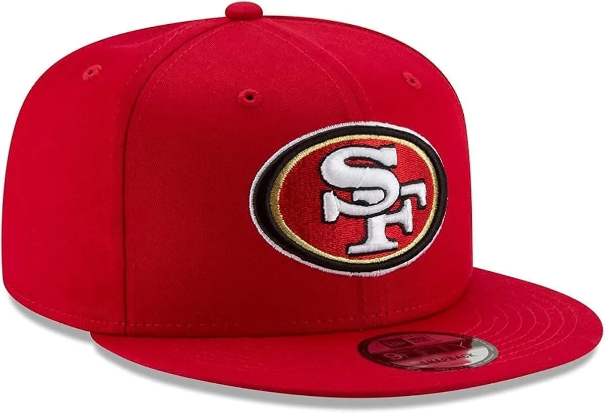 New Era NFL 9FIFTY San Francisco 49ers Snapback Hat - Red, One Size - immagine 3