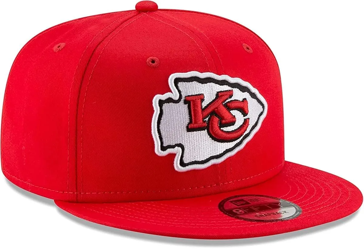 New Era NFL 9FIFTY Kansas City Chiefs Cappello Regolabile - Rosso, Taglia Unica - immagine 3
