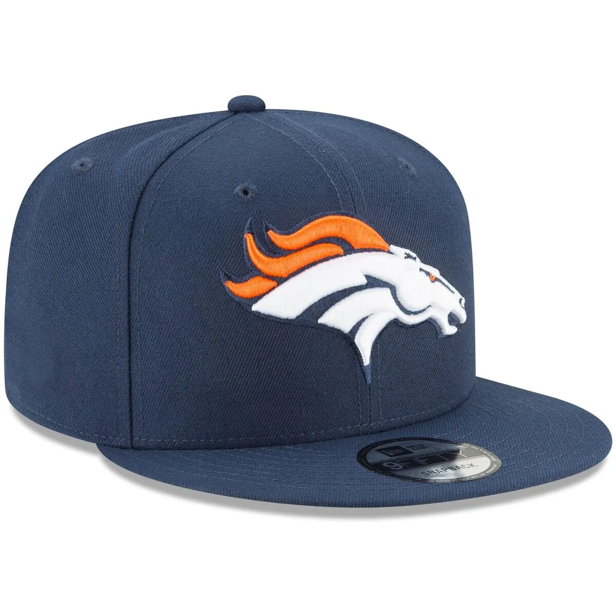 New Era NFL 9FIFTY Team Color Adjustable Hat - Denver Broncos Navy Blue, One Size - immagine 3