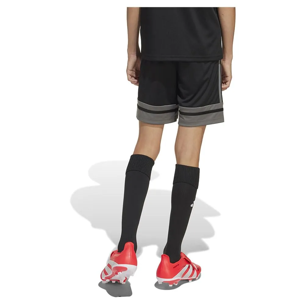 Adidas Squadra 25 Kids Shorts, Black/Team Grey Four/Pure Ruby, 11-12 Years - immagine 3
