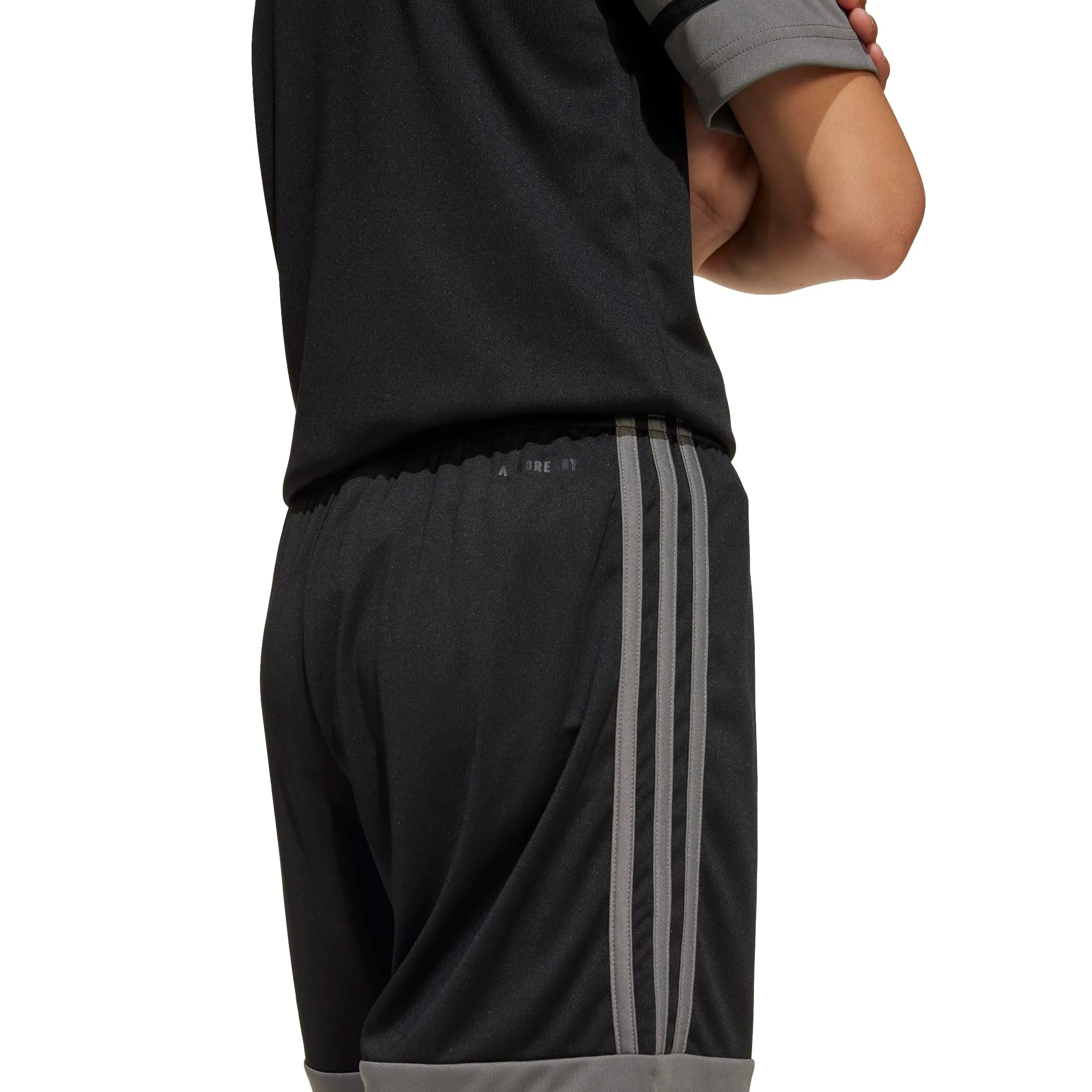Adidas Squadra 25 Kids Shorts, Black/Team Grey Four/Pure Ruby, 11-12 Years - immagine 6