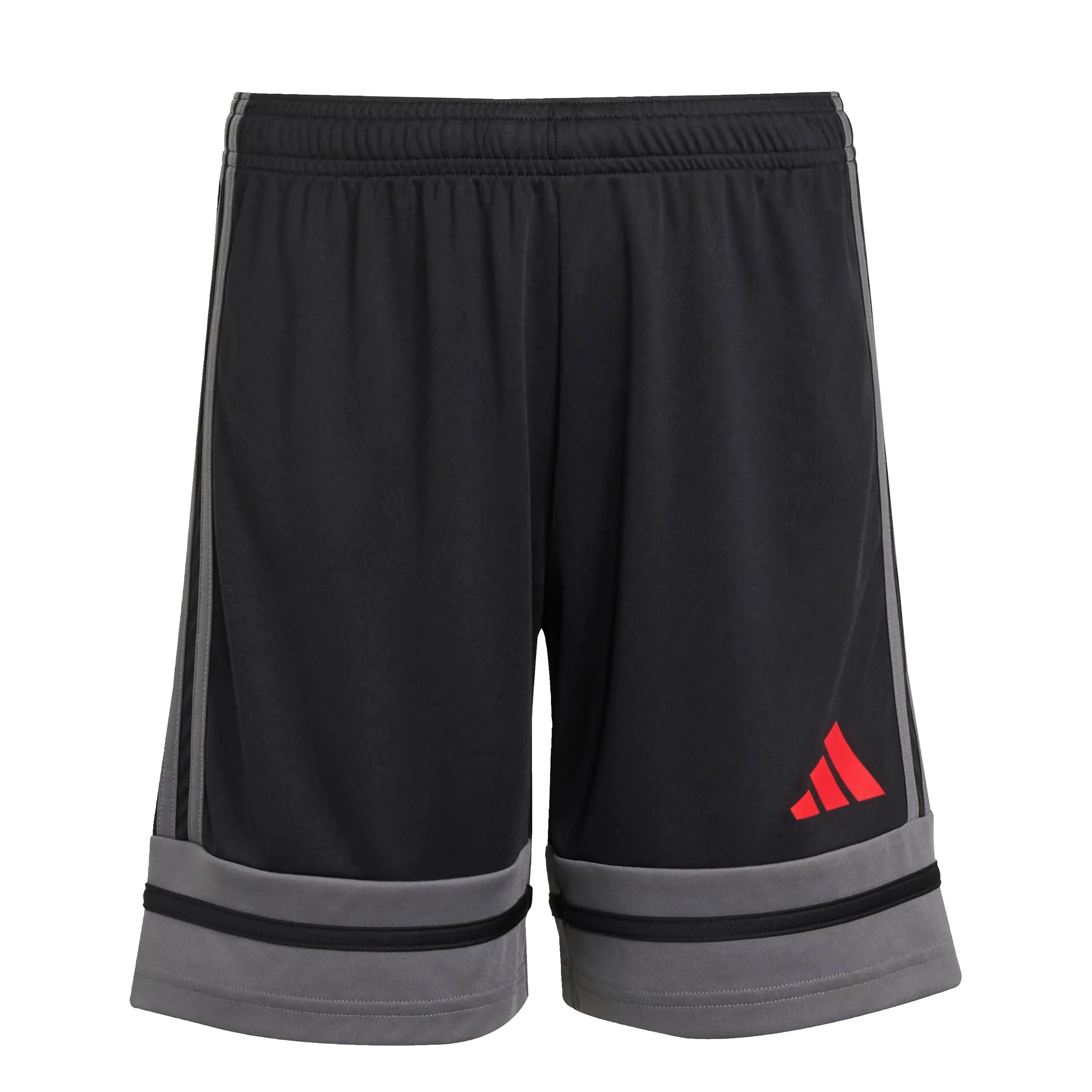Adidas Squadra 25 Kids Shorts, Black/Team Grey Four/Pure Ruby, 9-10 Years - immagine 1
