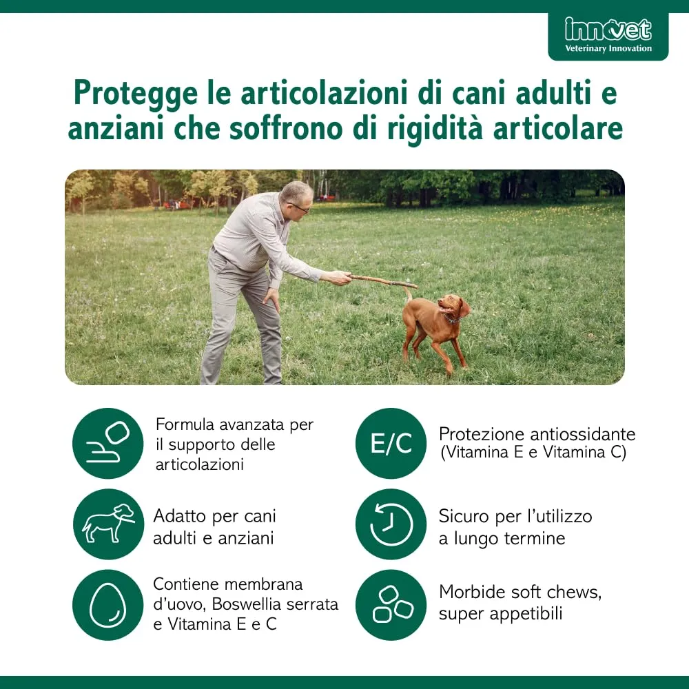 Innovet Condrostress Mobility per Cani Adulti e Anziani, 30 Soft Chews - immagine 2