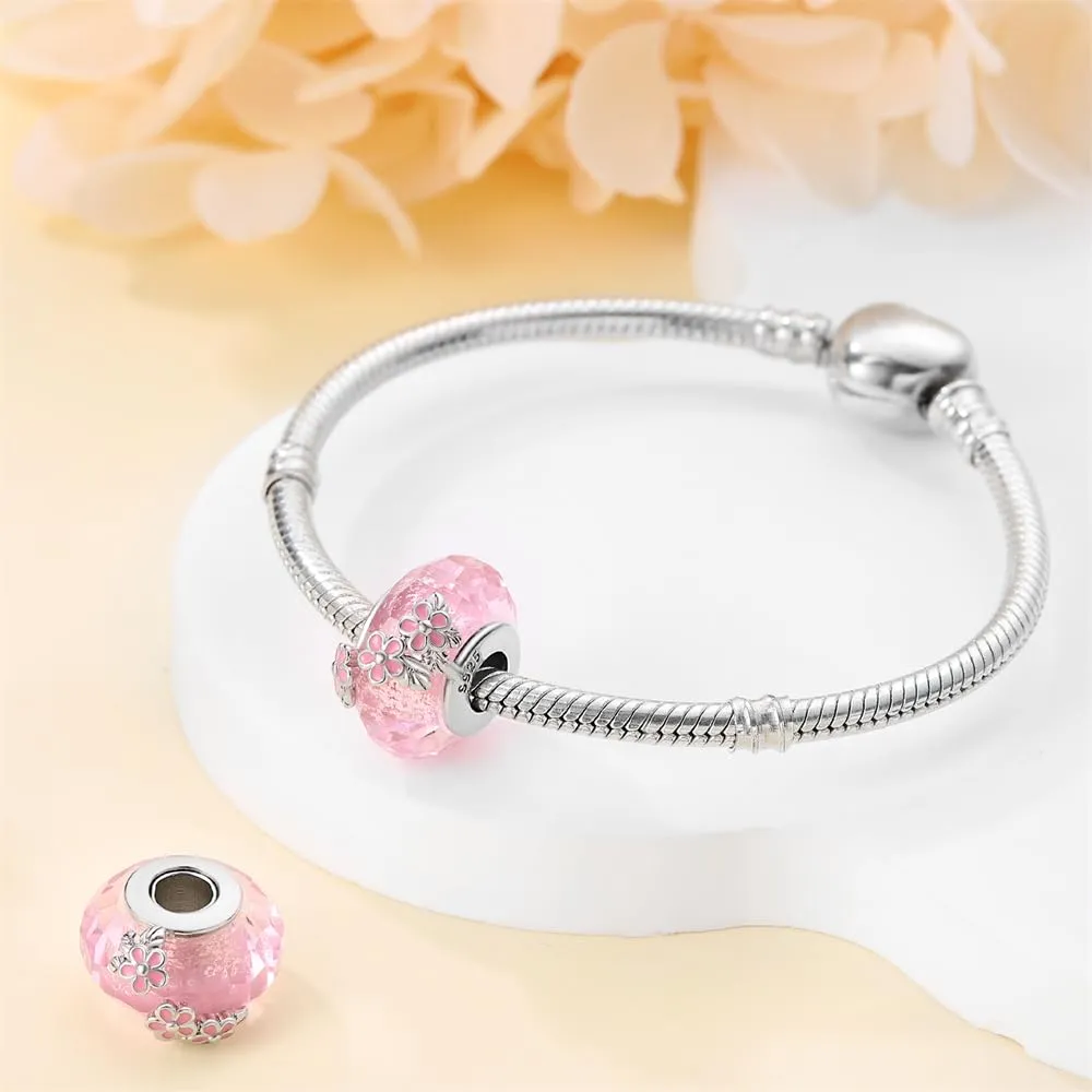 Pandach Bead Charm in Argento Sterling 925 con Cubic Zirconia per Braccialetti e Collane Europei - immagine 3