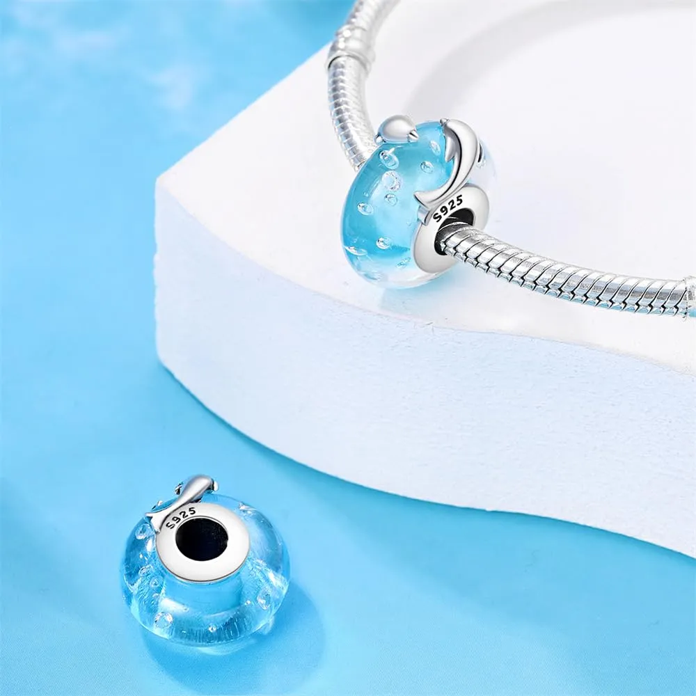 Pandach Bead Charm in Argento Sterling 925 con Cubic Zirconia per Braccialetti e Collane - immagine 3