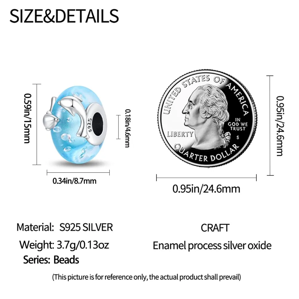 Pandach Bead Charm in Argento Sterling 925 con Cubic Zirconia per Braccialetti e Collane - immagine 5