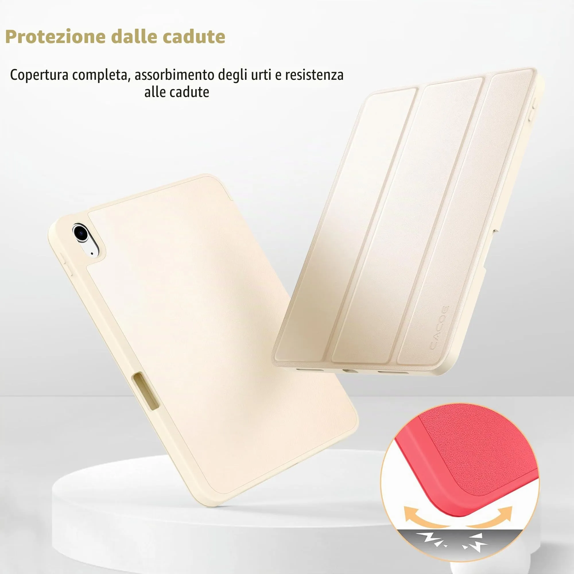 CACOE Cover per iPad 11 Generazione (A16) e iPad 10 Generazione (10.9 pollici) - immagine 4