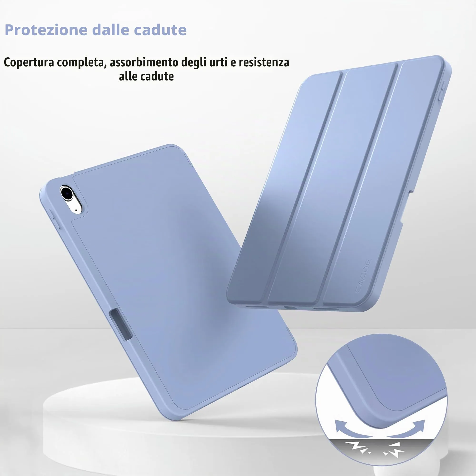 CACOE Cover per iPad 11 Generazione (A16) e iPad 10 Generazione (10.9 pollici) - immagine 4