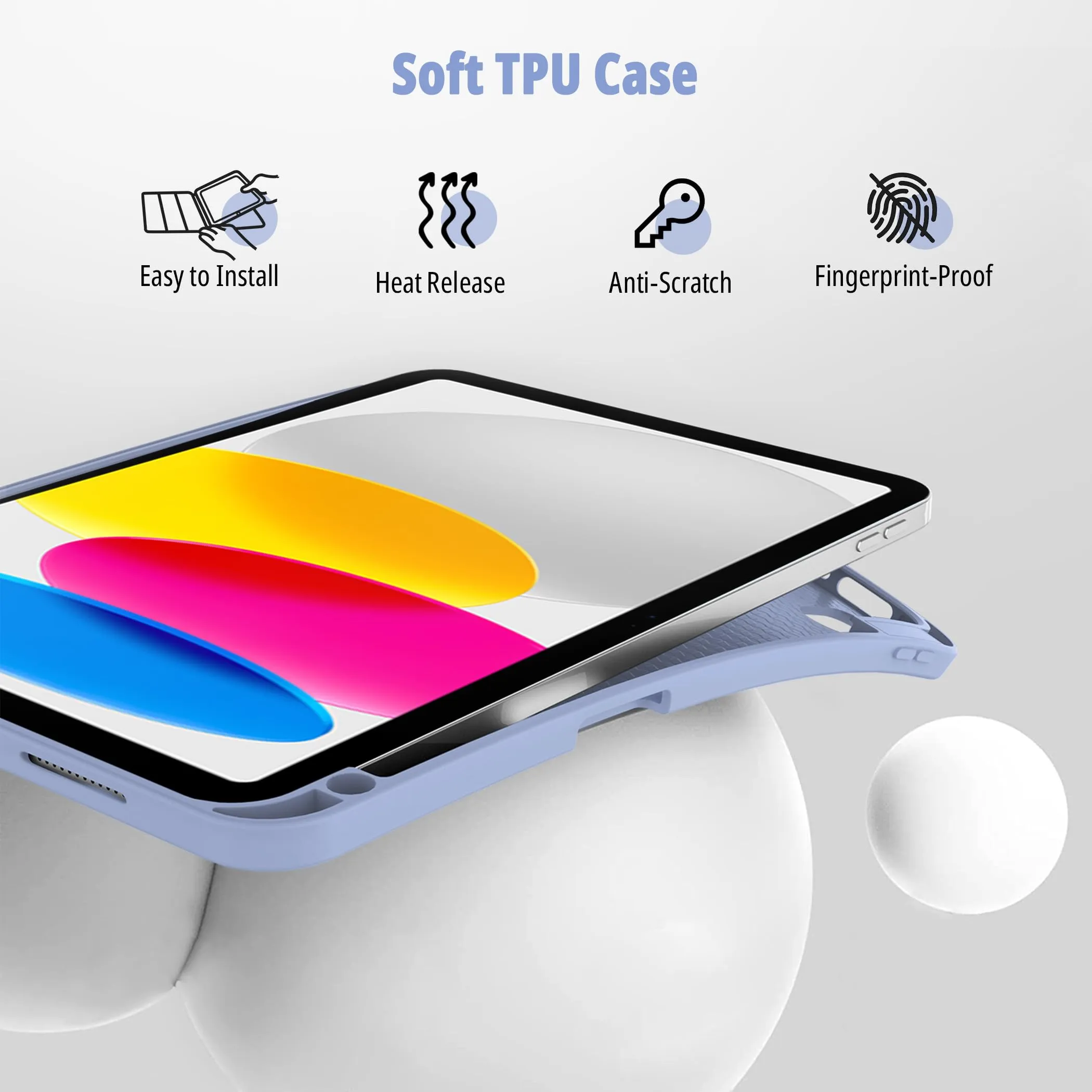 CACOE Cover per iPad 11 Generazione (A16) e iPad 10 Generazione (10.9 pollici) - immagine 5