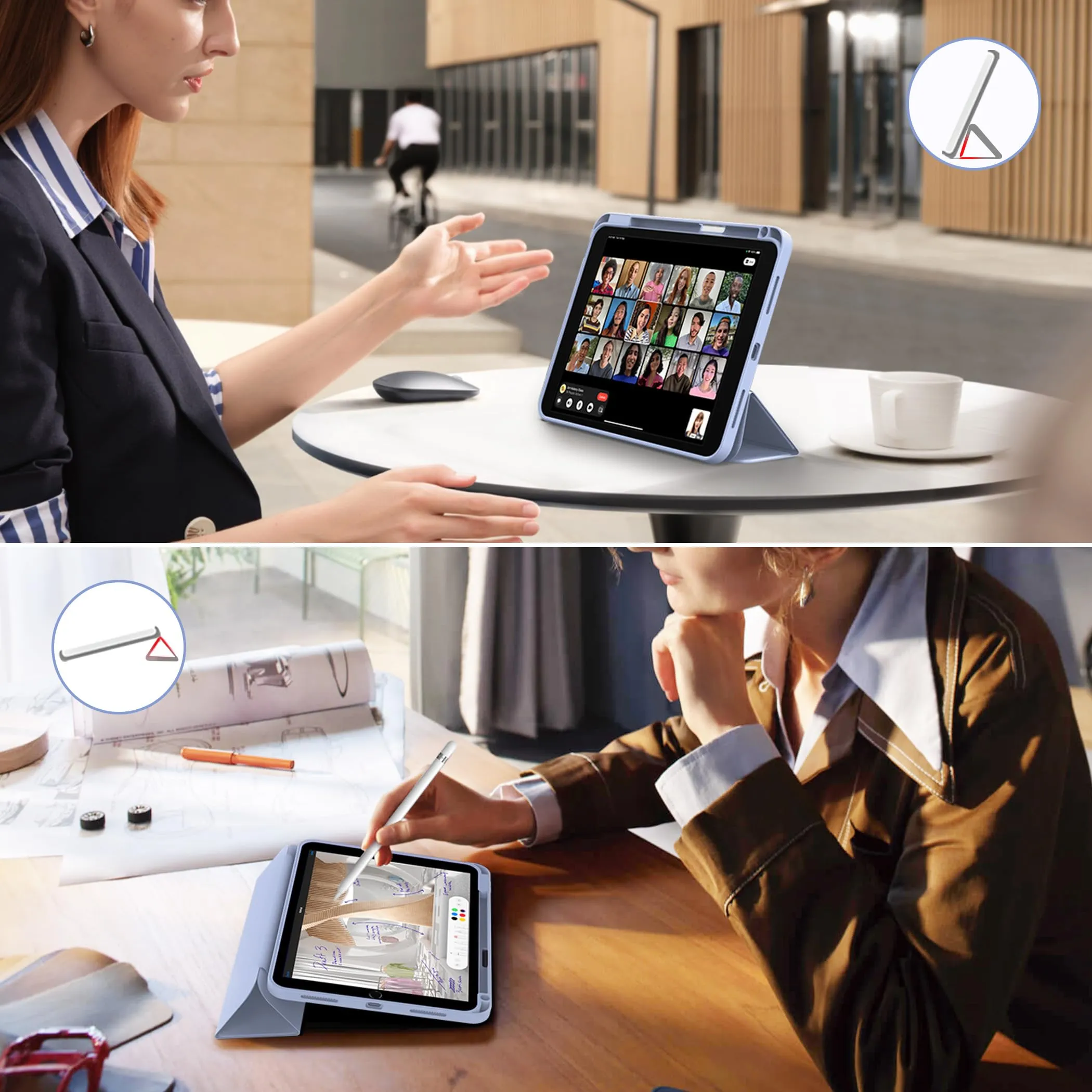 CACOE Cover per iPad 11 Generazione (A16) e iPad 10 Generazione (10.9 pollici) - immagine 7