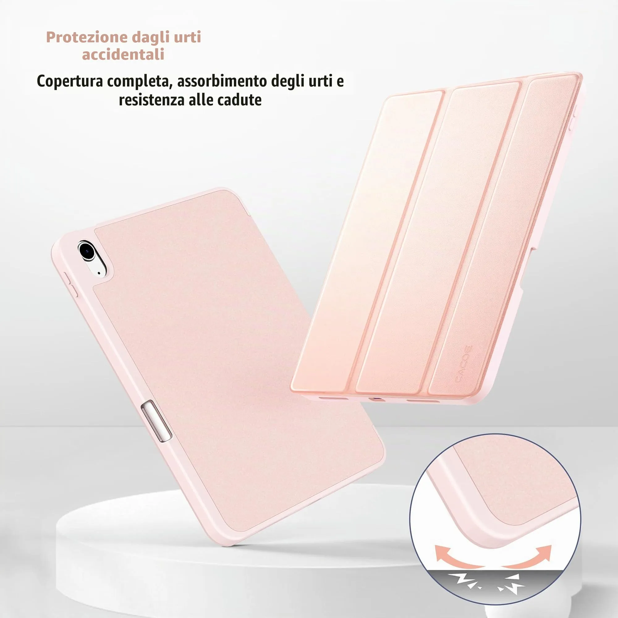 CACOE Cover per iPad 11 Generazione (2025) 11 pollici e iPad 10 Generazione 10.9 pollici (2022) - immagine 4