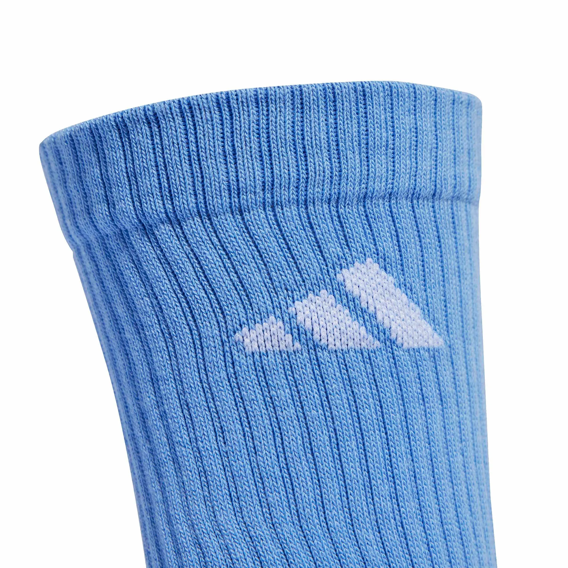 adidas Cushioned Crew Socks, 6 Pair Pack, Dark Blue/Royal Blue/Olive Strata/Pure Ruby, 4-5 Years - immagine 5