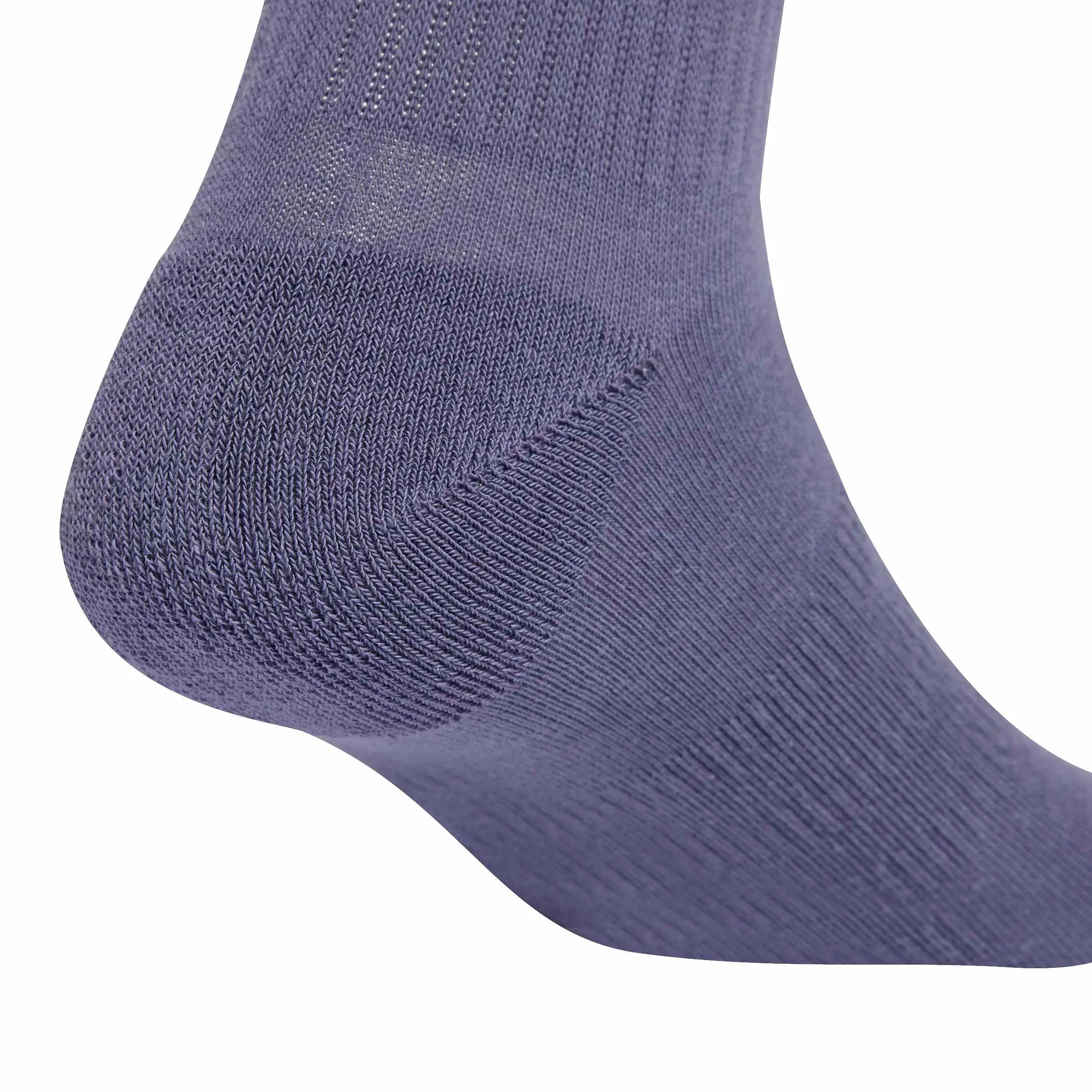 adidas Cushioned Crew Socks 6 Pair Pack, Aurora Ruby/Preloved Violet/Powder Plum/Light Grey Heather, 2.5-4 - immagine 2
