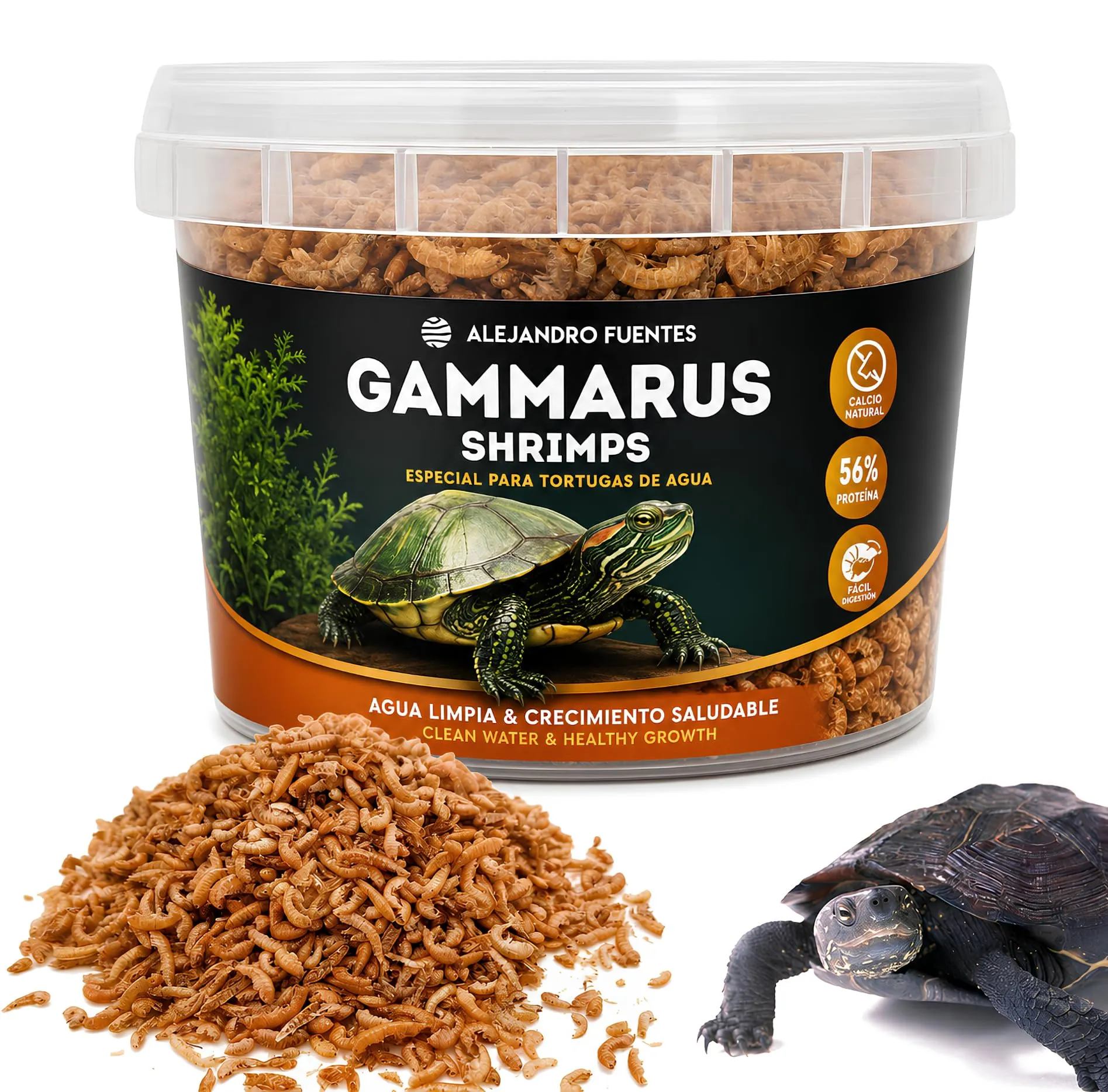Alejandro Fuentes Gamberetti e Gammarus per Tartarughe d'Acqua, 75g - immagine 1