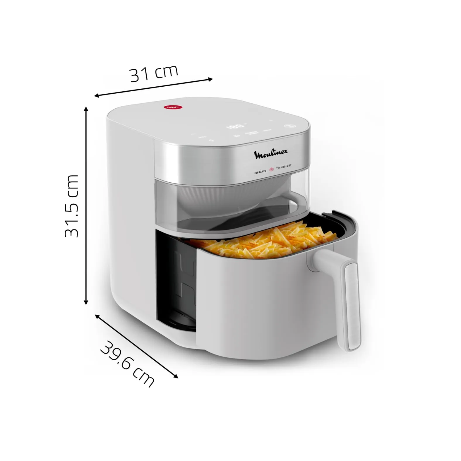 Moulinex Easy Fry Infrared Friggitrice ad Aria 7L, Bianco, EZ831G - immagine 9