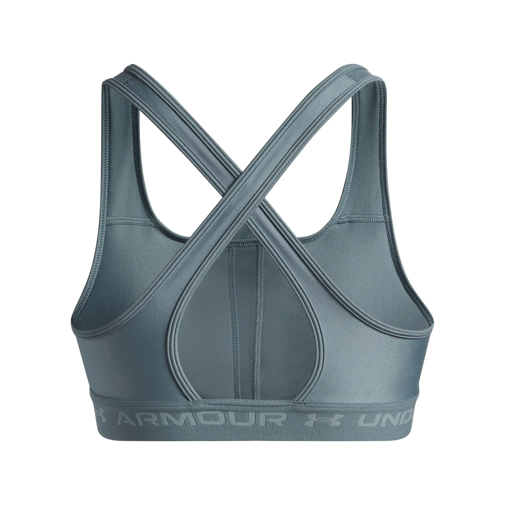 Under Armour Crossback Mid Sports Bra Women - Oliva - immagine 2