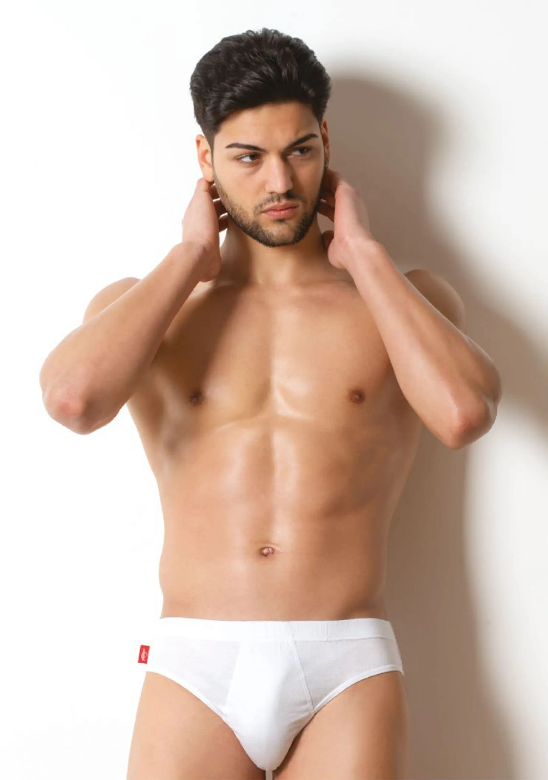 Liabel Slip Uomo 100% Cotone Art. 959 Bianco, 6 pezzi, 4XL - immagine 2