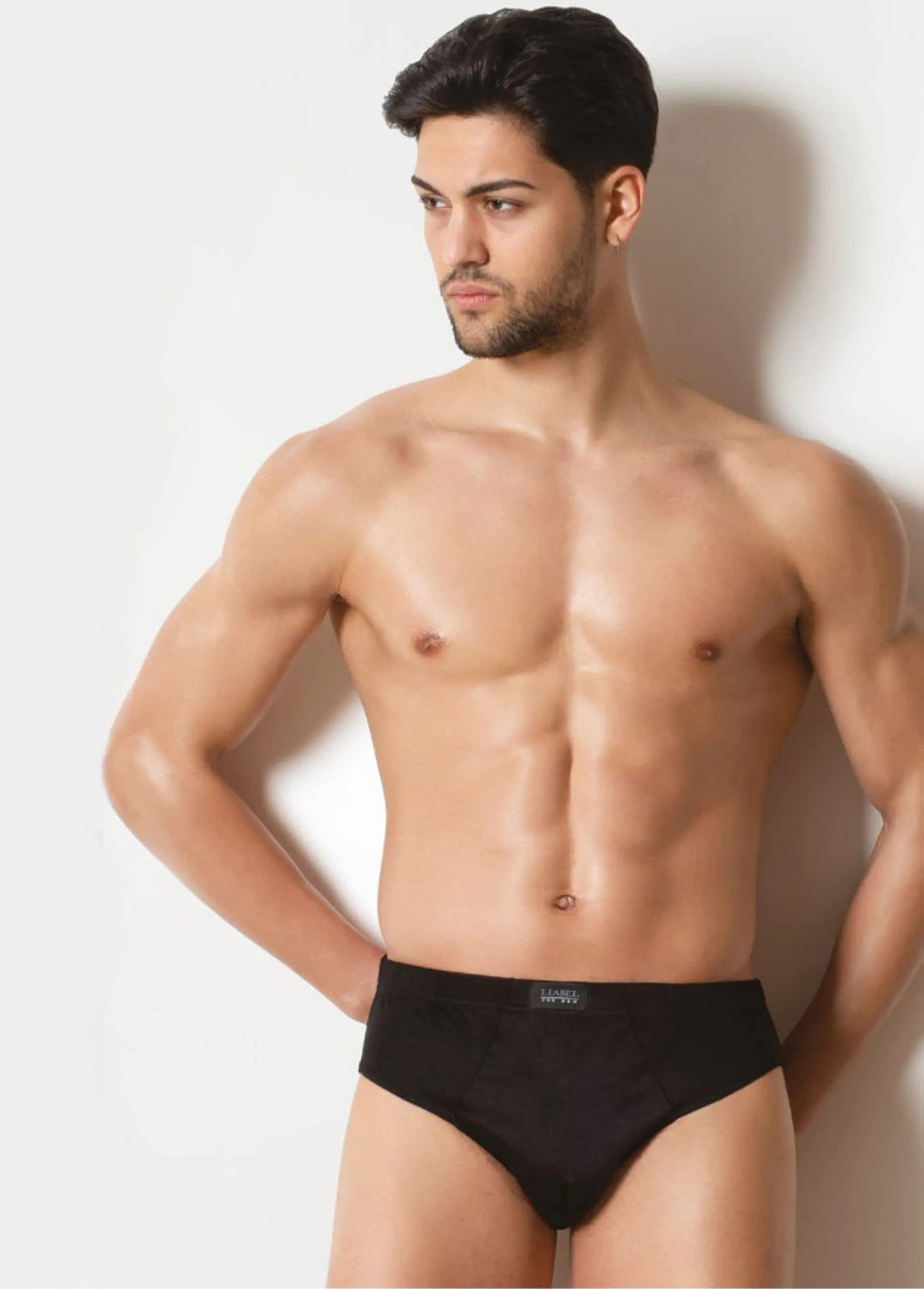 Liabel Slip Uomo 100% Cotone Mercerizzato Art. 940, 6 Pezzi Assortiti, 3XL - immagine 2