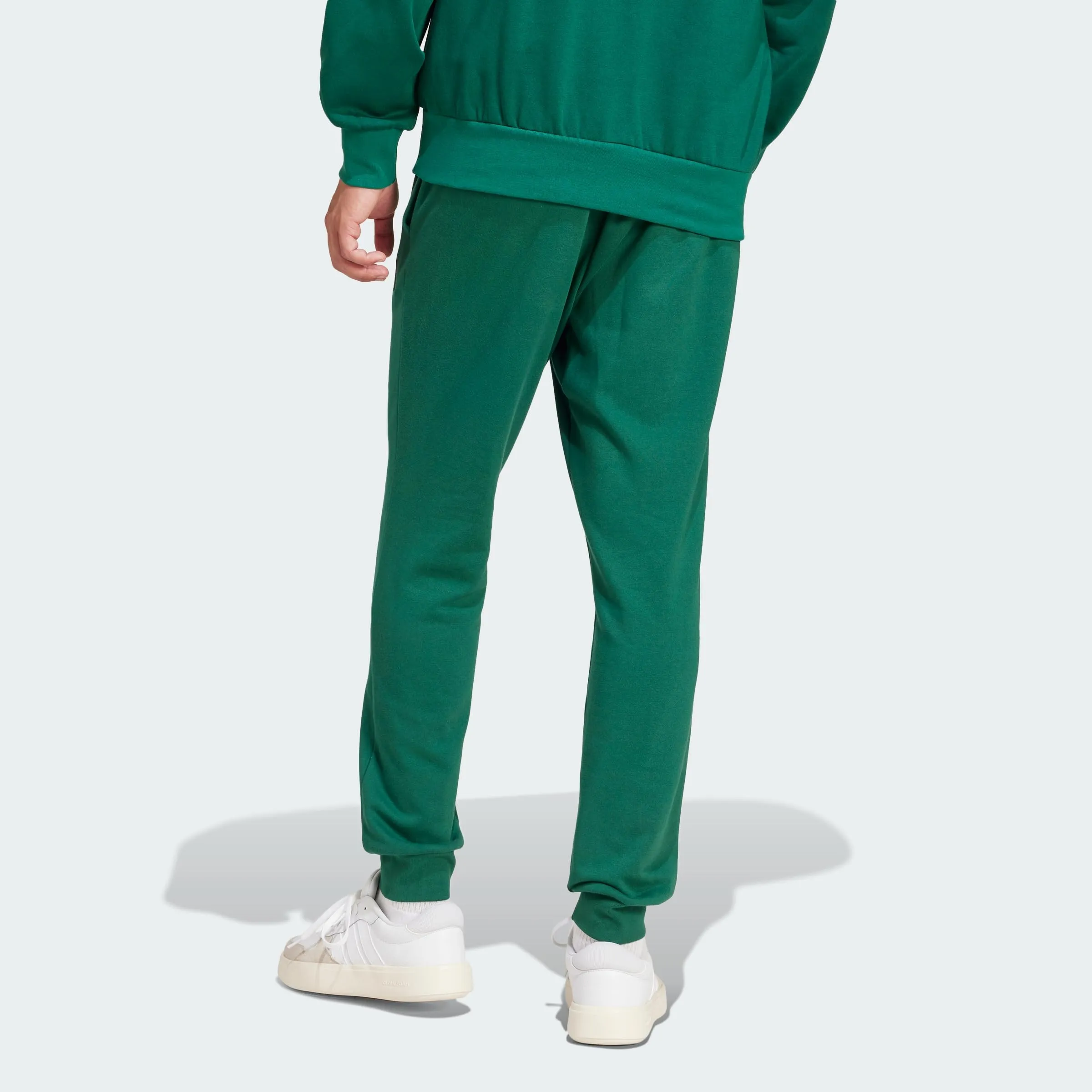 adidas Essentials Feelcozy French Terry Pant, Collegiate Green/Black, XL - immagine 4