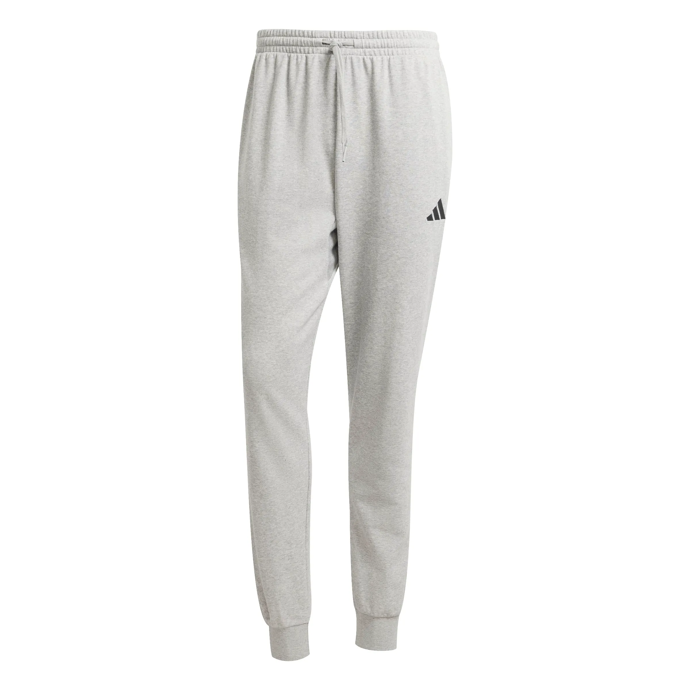 adidas Homme Essentials Feelcozy French Terry Pant, Medium Grey Heather/Black, M - immagine 1
