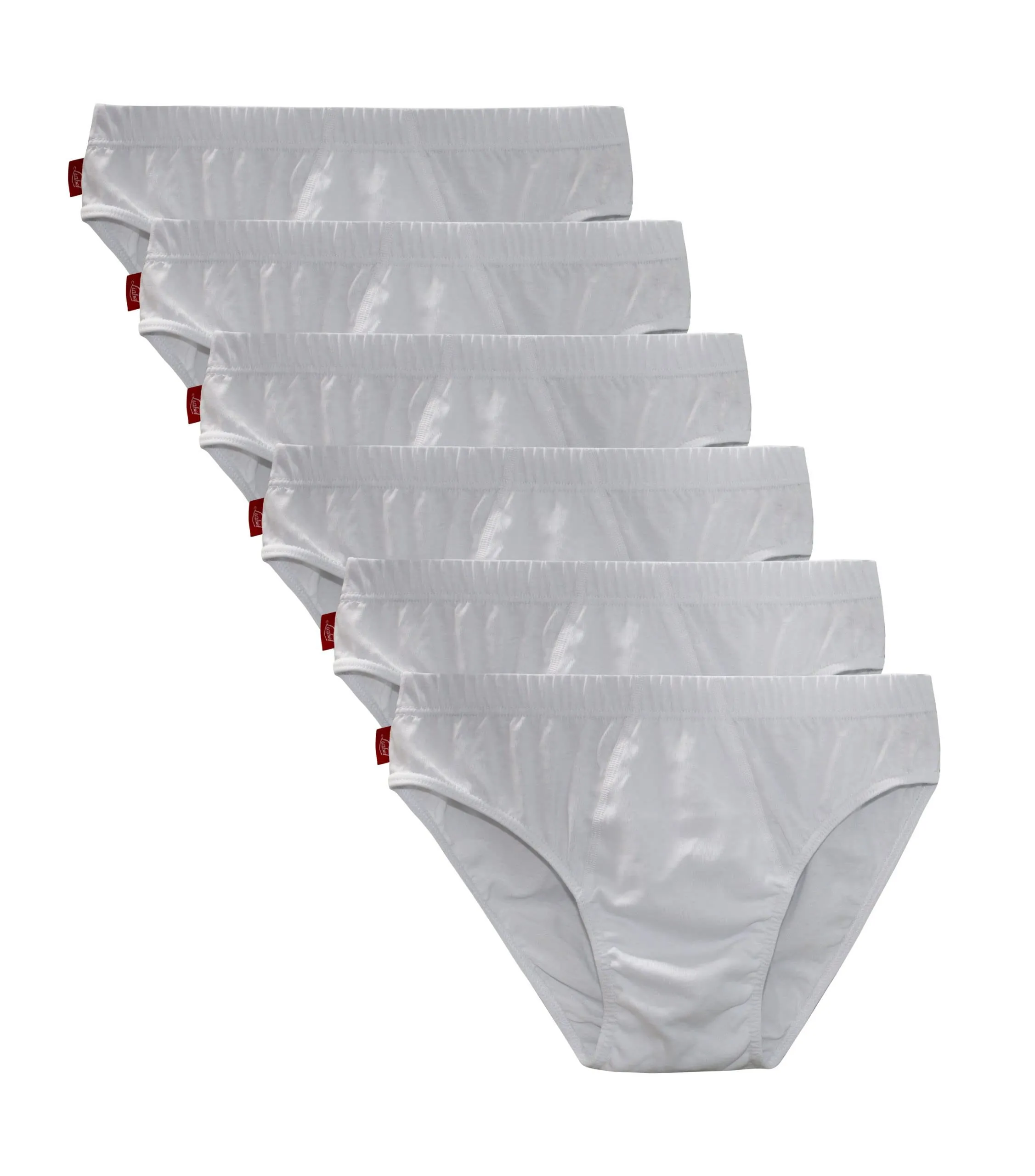 Liabel Slip Uomo 100% Cotone Art. 959, Bianco, 6 Pezzi, XL - immagine 1