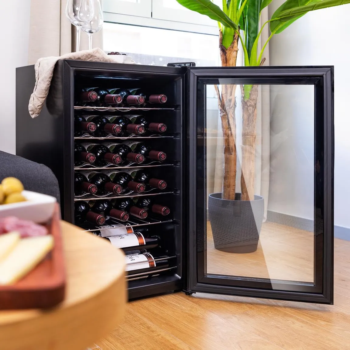 Cecotec GrandSommelier 2450 Cantinetta Vino 24 Bottiglie, Black Compressor - immagine 4