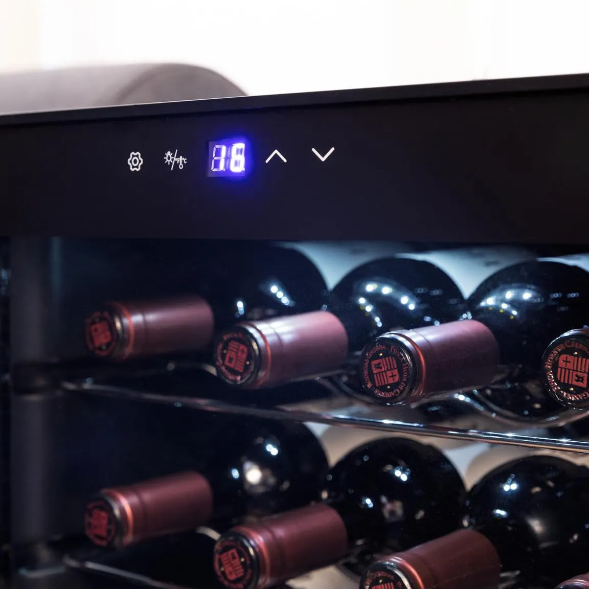 Cecotec GrandSommelier 2450 Cantinetta Vino 24 Bottiglie, Black Compressor - immagine 8