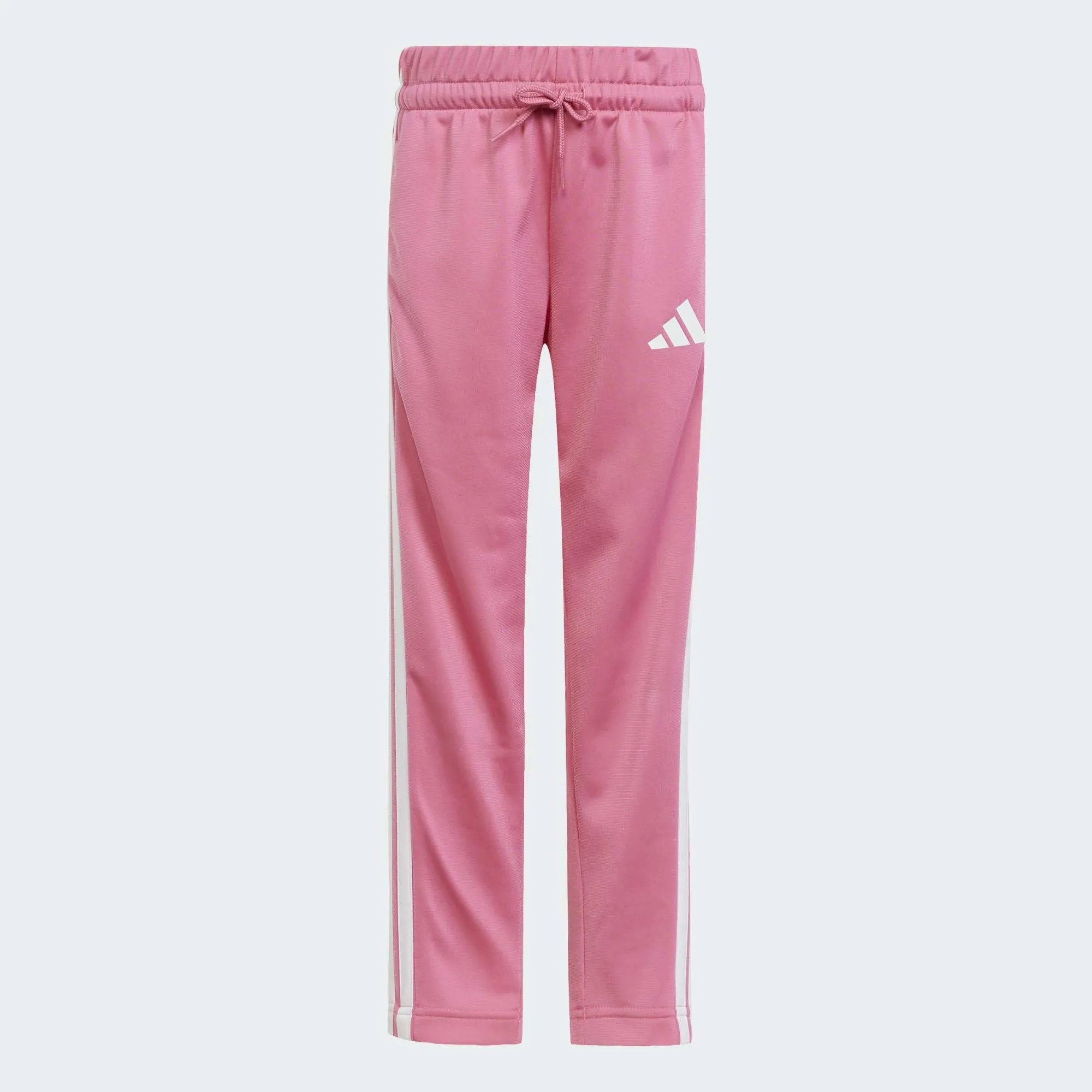 adidas Bambini Seasonal Essentials Tiberio 3 Stripes Tricot Tracksuit, Pink Fusion/White/Clear Pink, 6-7 Years - immagine 3