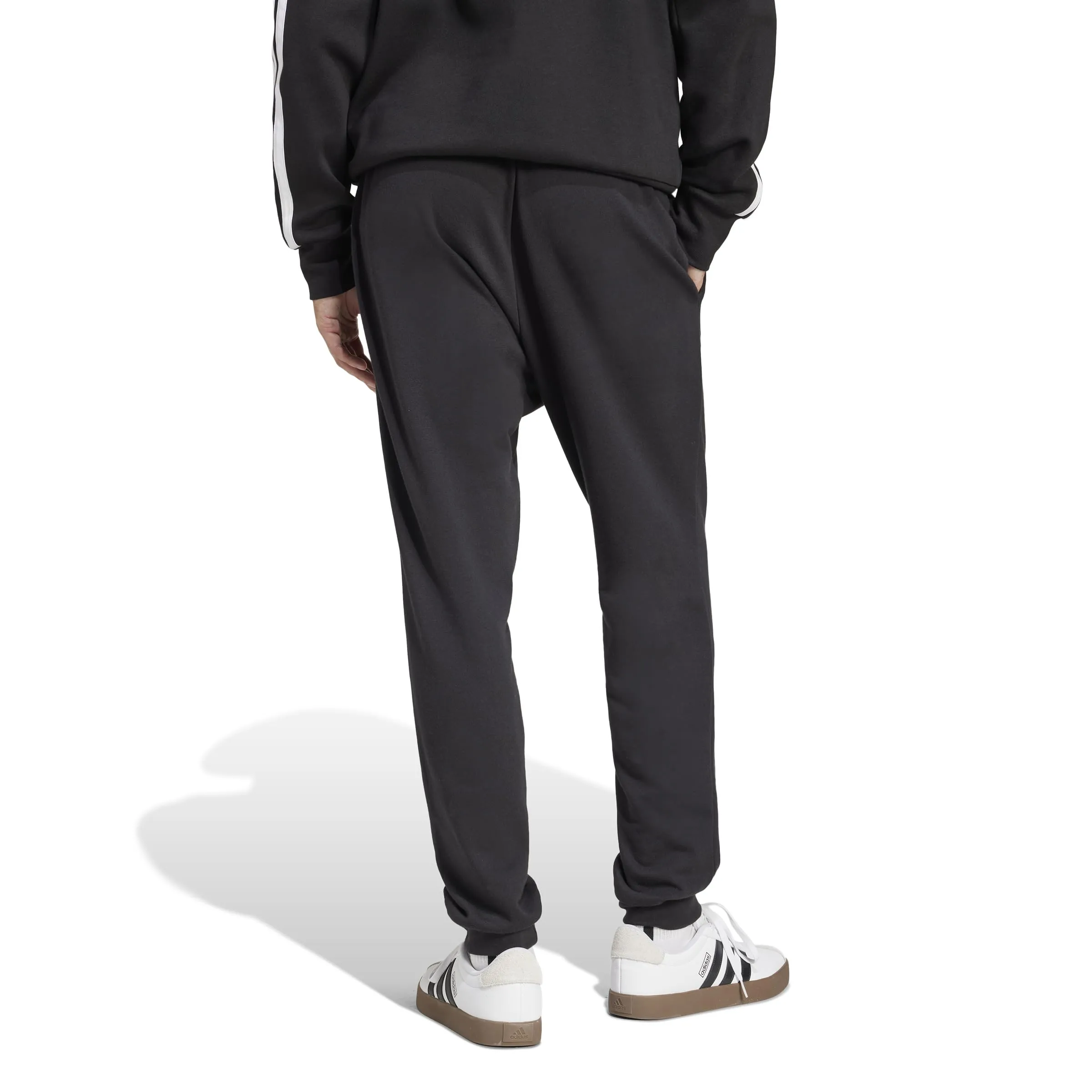 adidas Essentials Feelcozy French Terry Pants, Black/White, XS - immagine 4