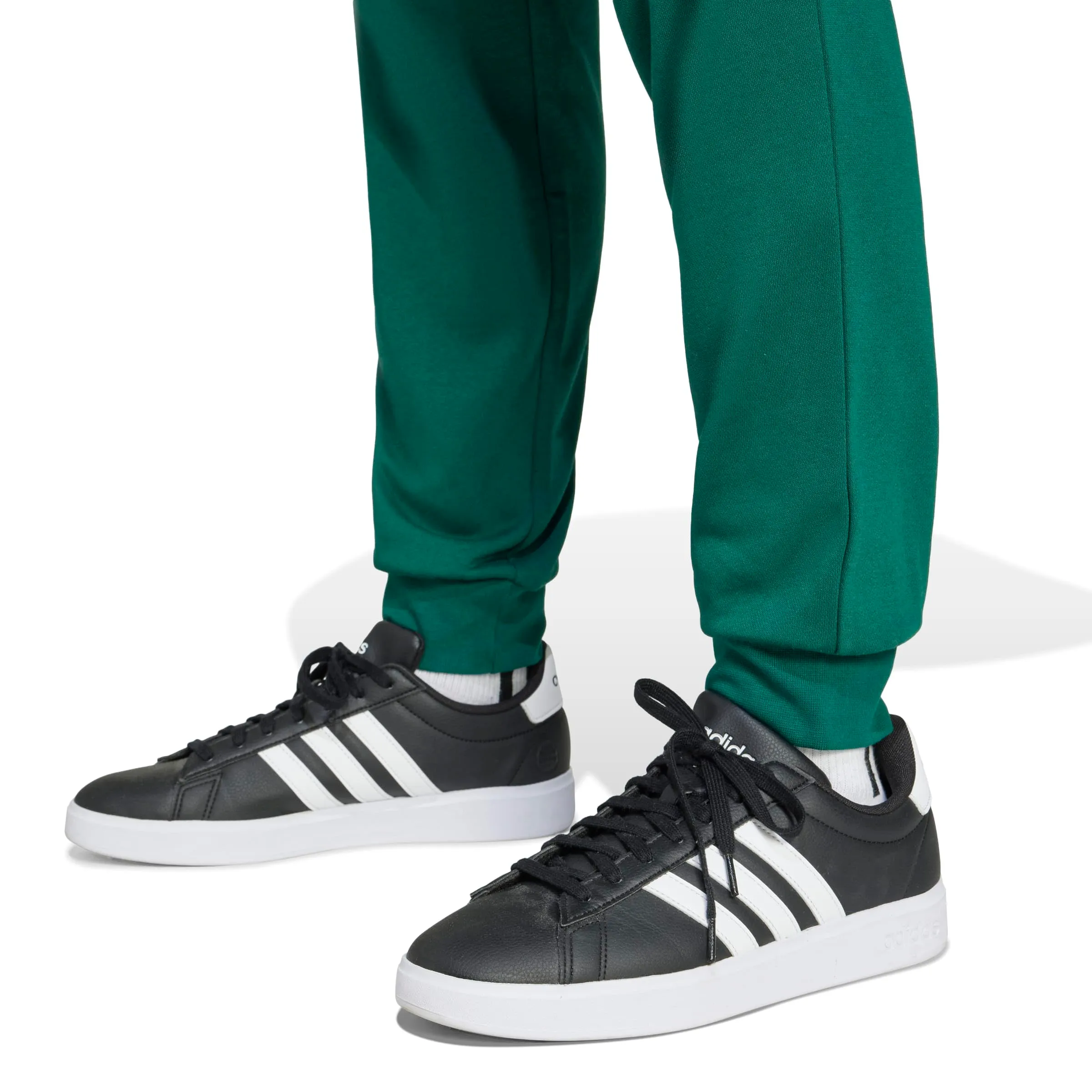 Adidas Essentials Feel Cozy Fleece Pants, Collegiate Green/Black, XS - immagine 4