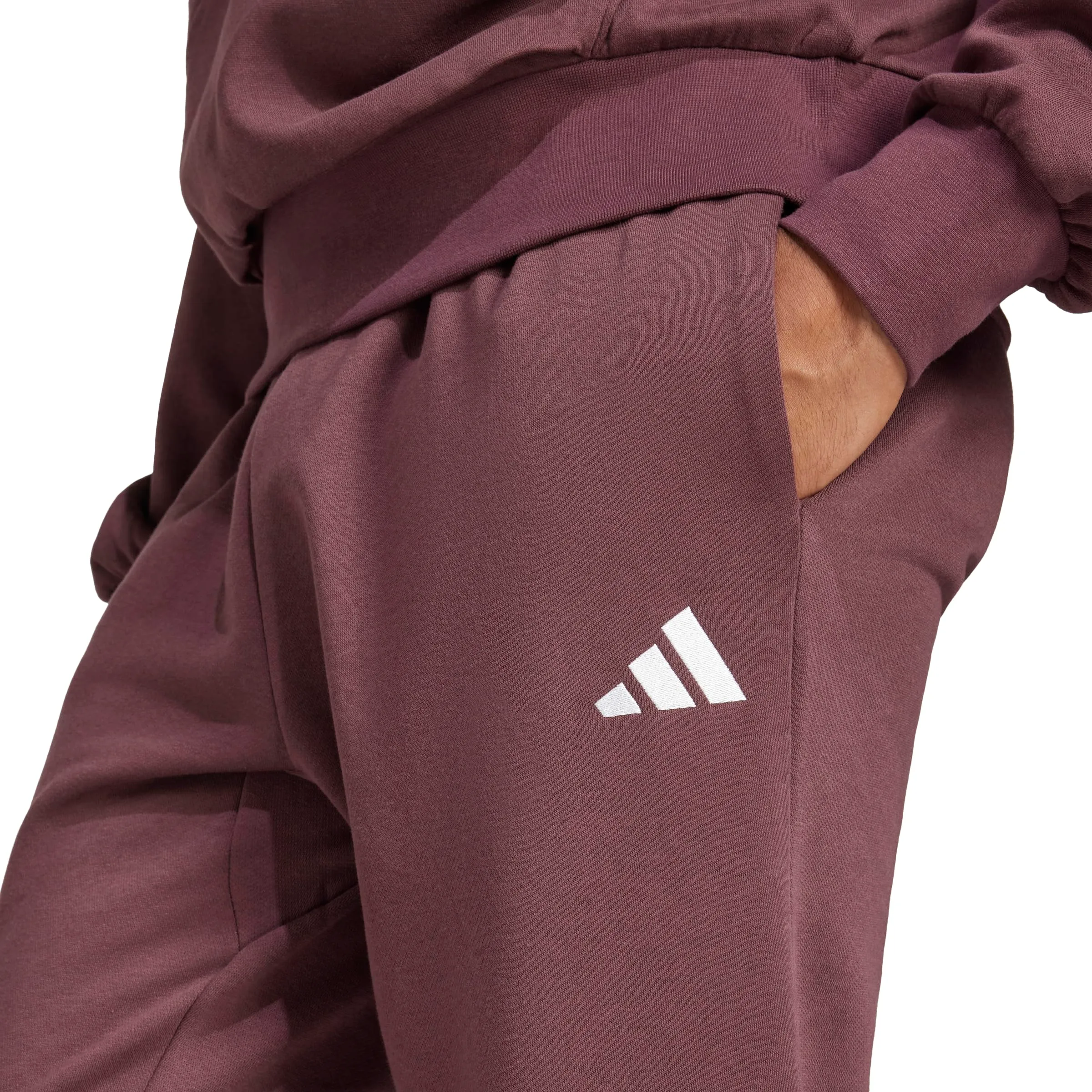 Adidas French Terry Essentials Pantaloni Sportivi da Uomo, XXS - immagine 4