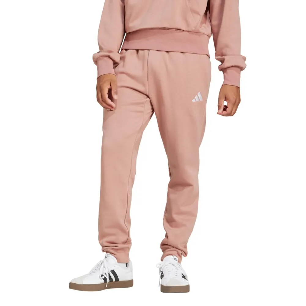adidas Essentials Feelcozy Pantaloni in pile da uomo, Tono Caldo/Bianco, S - immagine 1