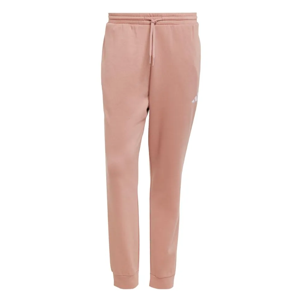 adidas Essentials Feelcozy Pantaloni in pile da uomo, Tono Caldo/Bianco, S - immagine 2