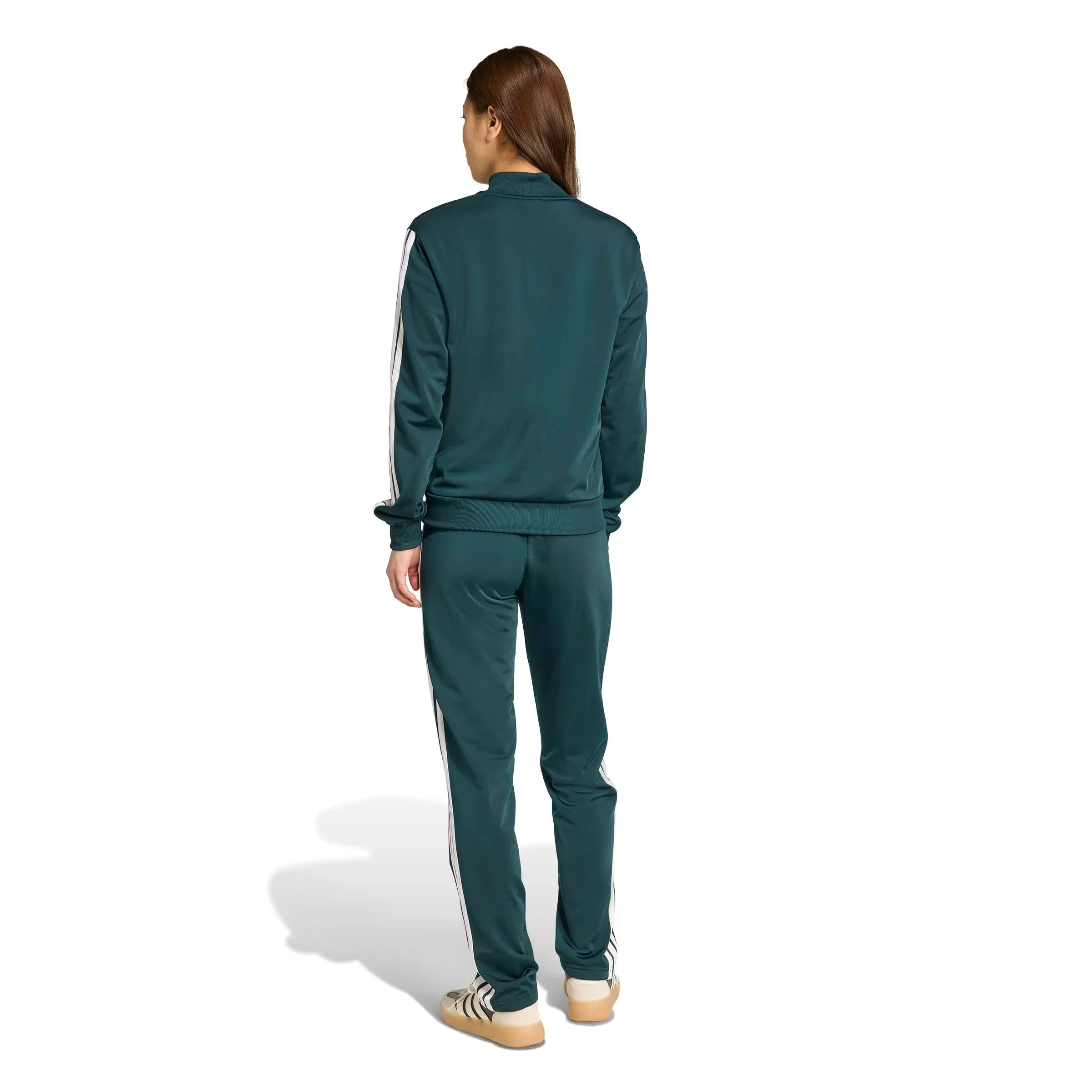 adidas Essentials 3-Stripes Tracksuit, Aurora Ivy, S - immagine 2