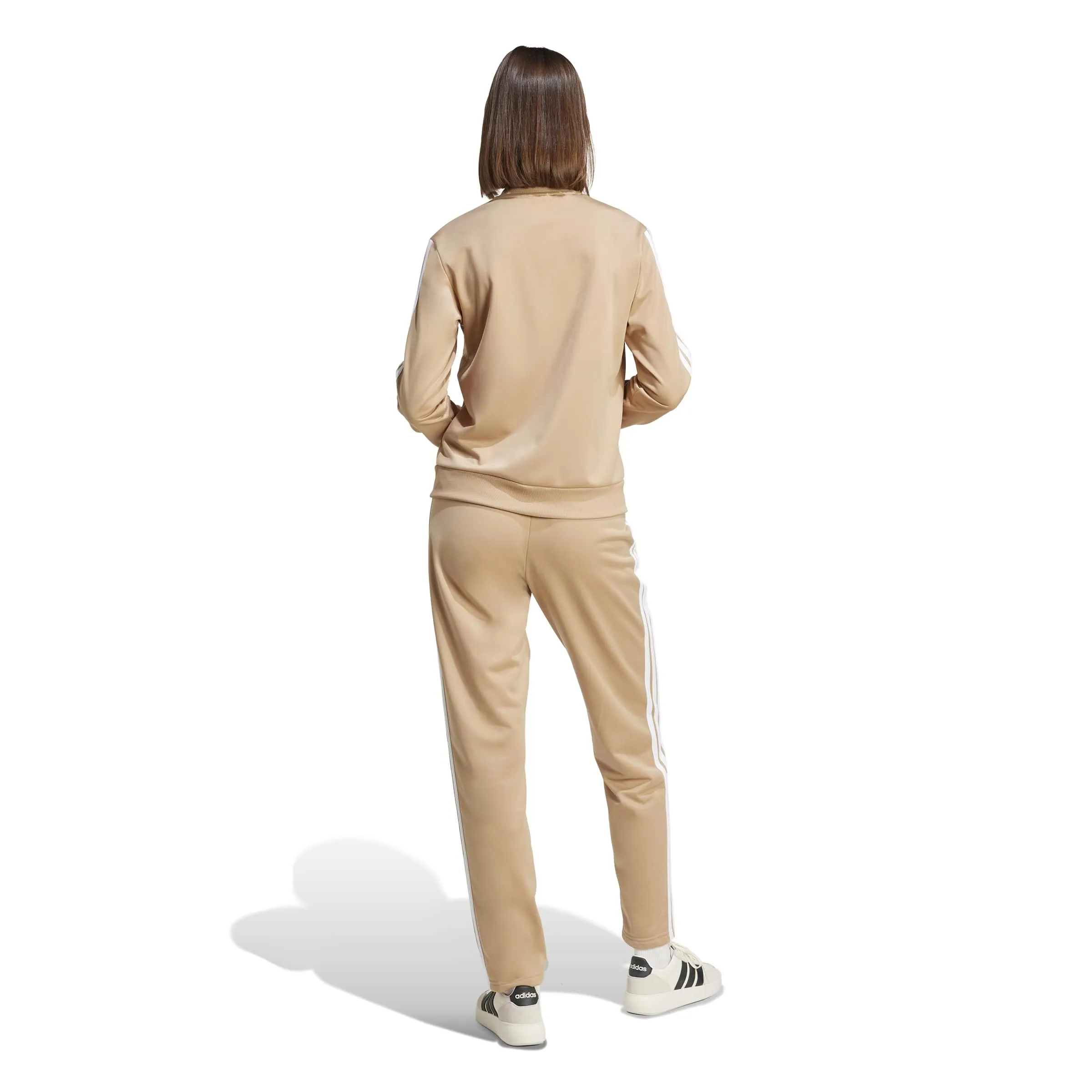 adidas Essentials 3-Stripes Tracksuit, Warm Sandstone, S - immagine 2