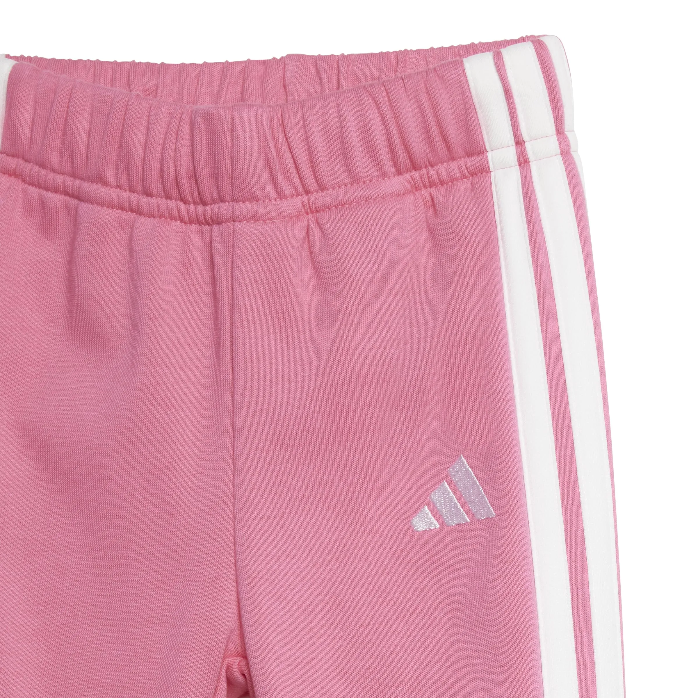 adidas Bimbi 0-24 Essentials Jogger Track Suit, Clear Pink/White/White, 3-6 Months - immagine 6