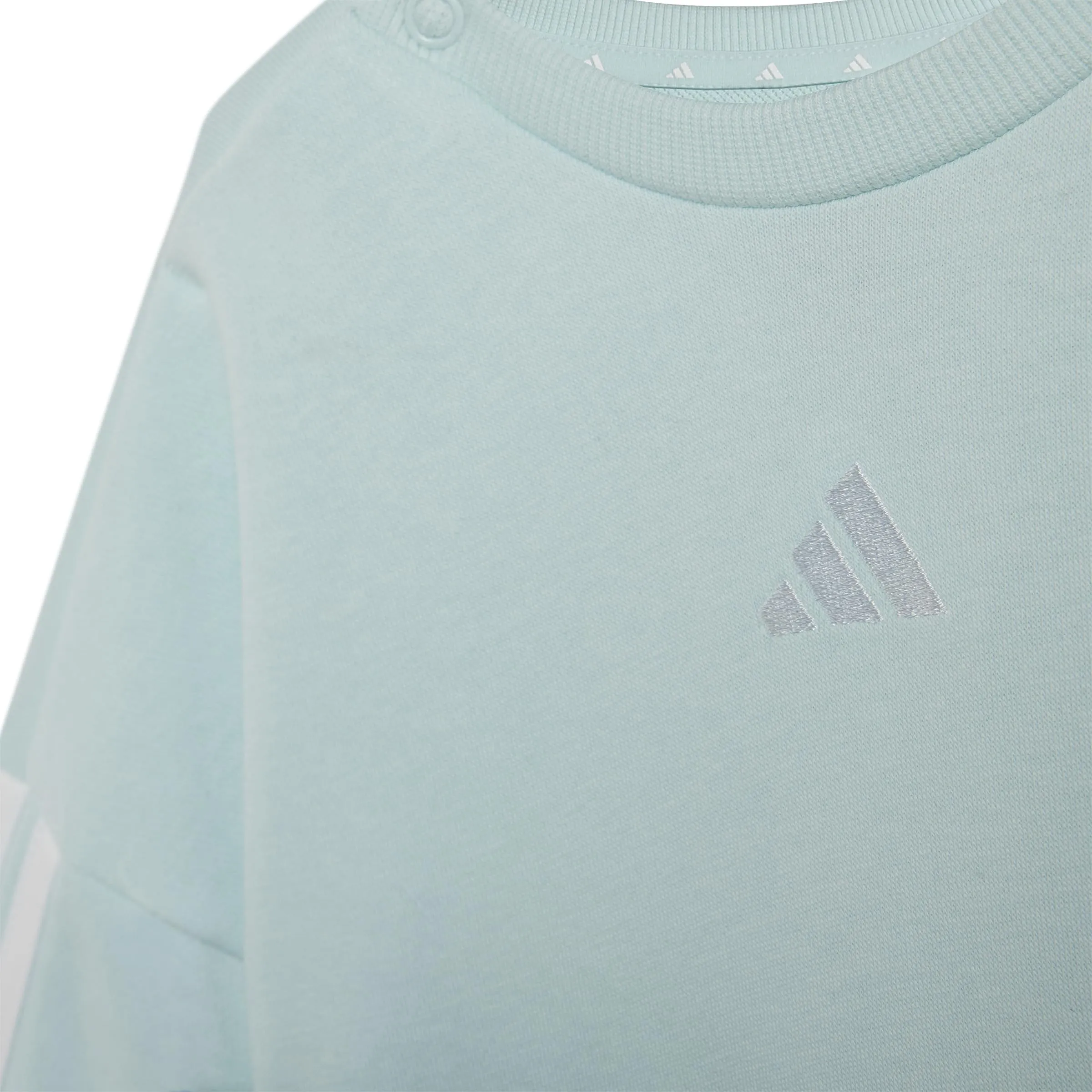 adidas Bimbi 0-24 Essentials Jogger, Halo Mint/White, 12-18 Months - immagine 4
