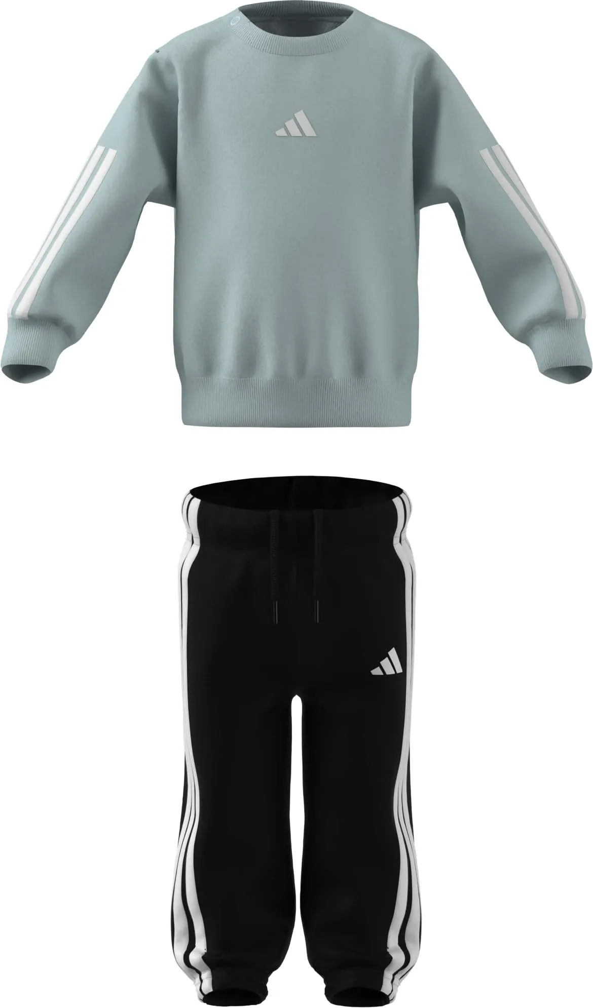 adidas Bimbi 0-24 Essentials Jogger, Halo Mint/White, 12-18 Months - immagine 7