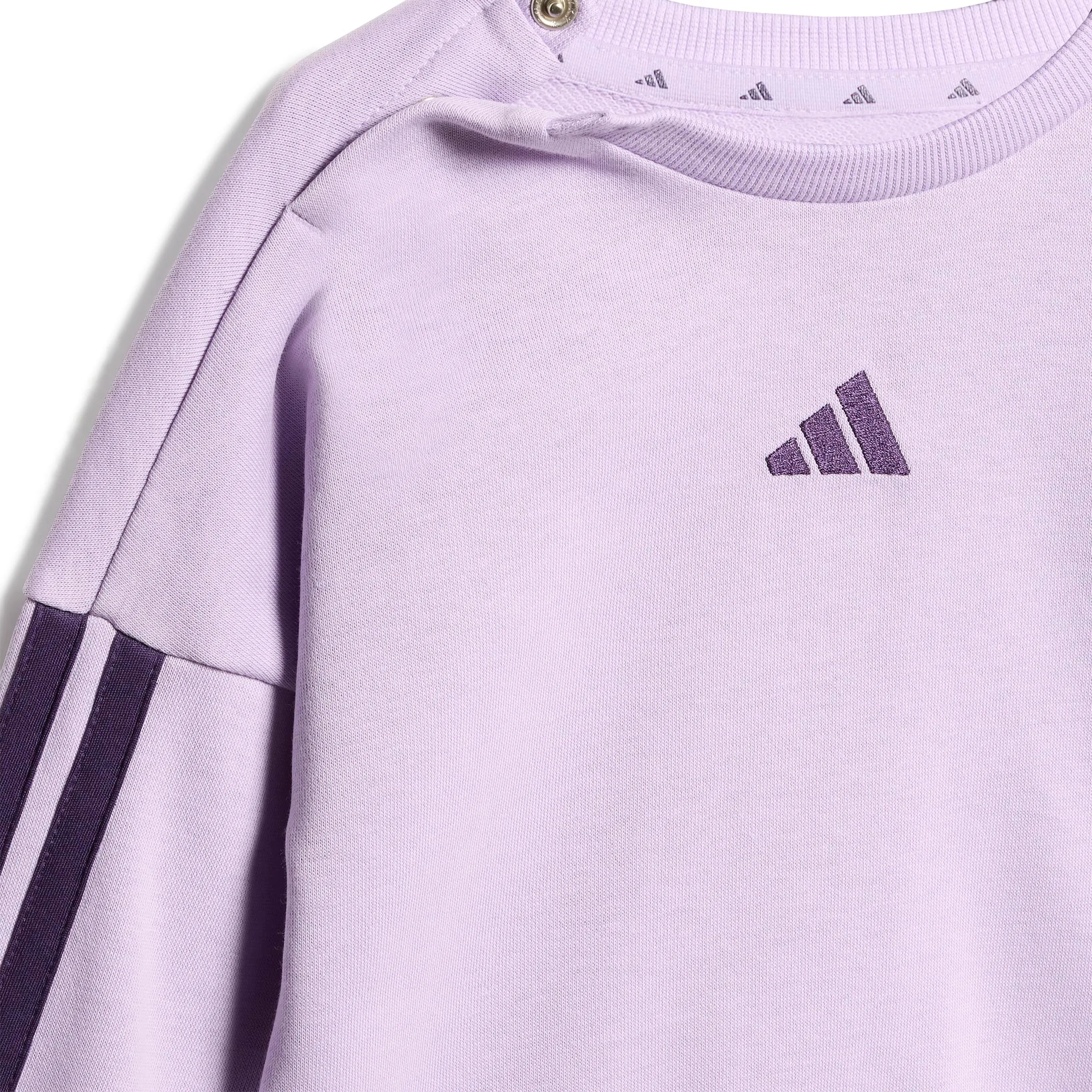 adidas Bimbi 0-24 Essentials Jogger, Powder Plum/Aurora Plum, 6-9 Months - immagine 4