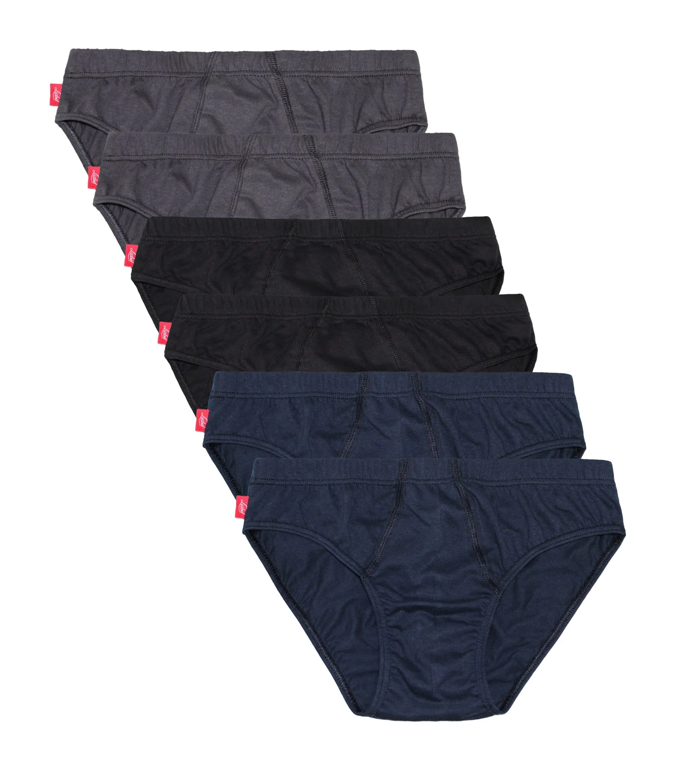 Liabel Slip Uomo 100% Cotone Art. 959 Assortito 6pz 4XL - immagine 1