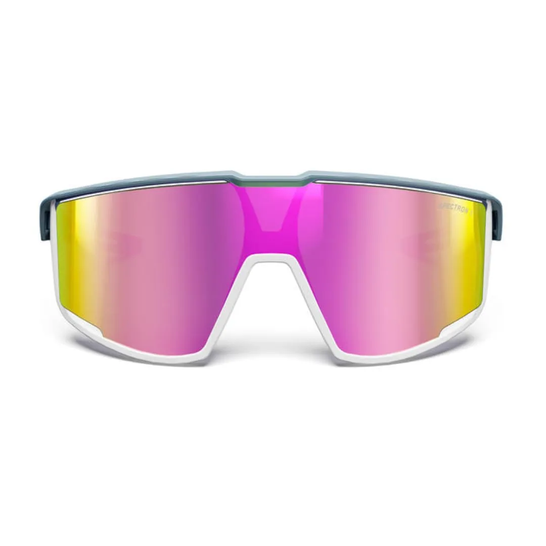 Julbo Fury Sunglasses - Adult Unisex - Dark Grey/Light Grey/Blue - Category 3 - immagine 2