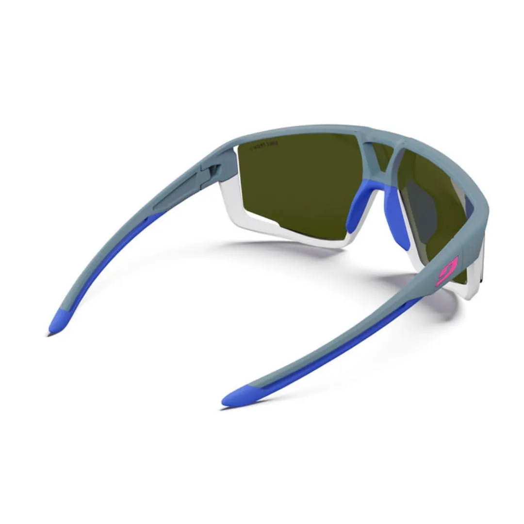 Julbo Fury Sunglasses - Adult Unisex - Dark Grey/Light Grey/Blue - Category 3 - immagine 4