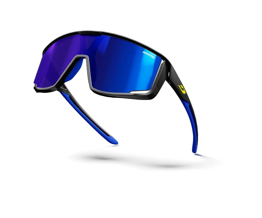 Julbo Fury Sunglasses Adult Unisex Nero/Blu Fotocromatica 1-3 - immagine 2