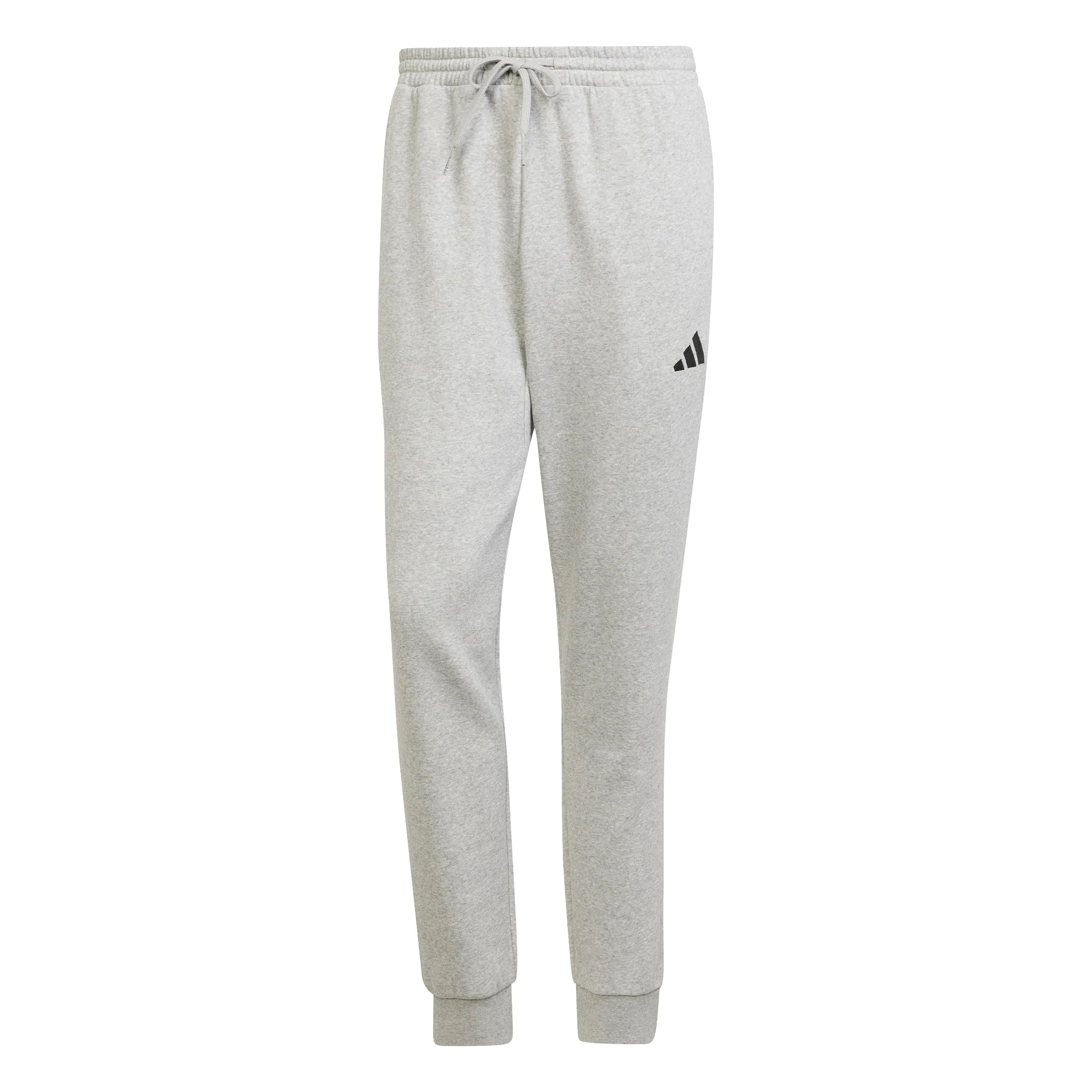 adidas Essentials Pantaloni in Pile da Uomo, Grigio Melange/Nero, Taglia S - immagine 6
