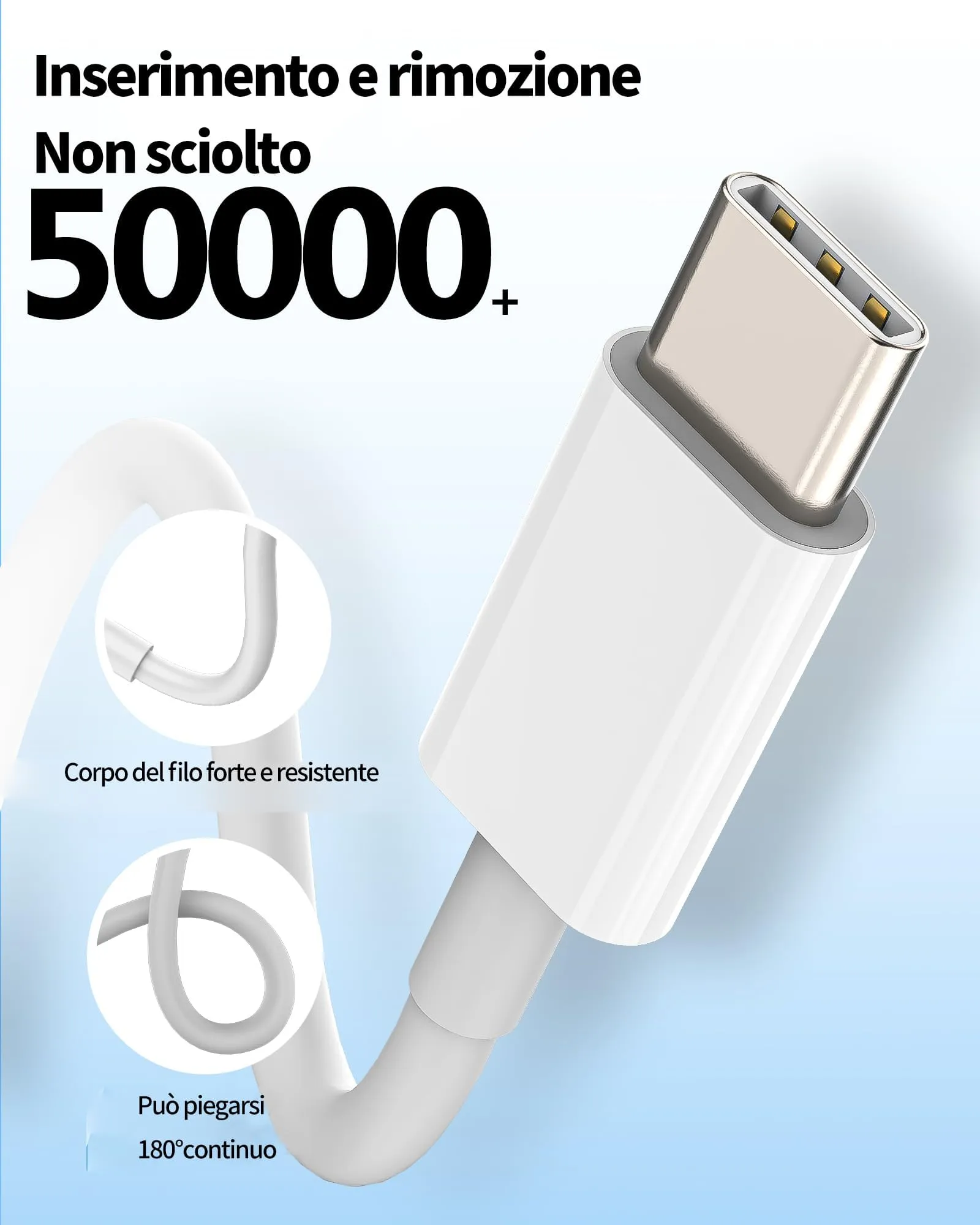 WASRUYI Adattatore USB-C a USB 2in1 OTG 3.0 con Porta di Ricarica per iPhone 16, 15, iPad, Samsung e Android - immagine 7