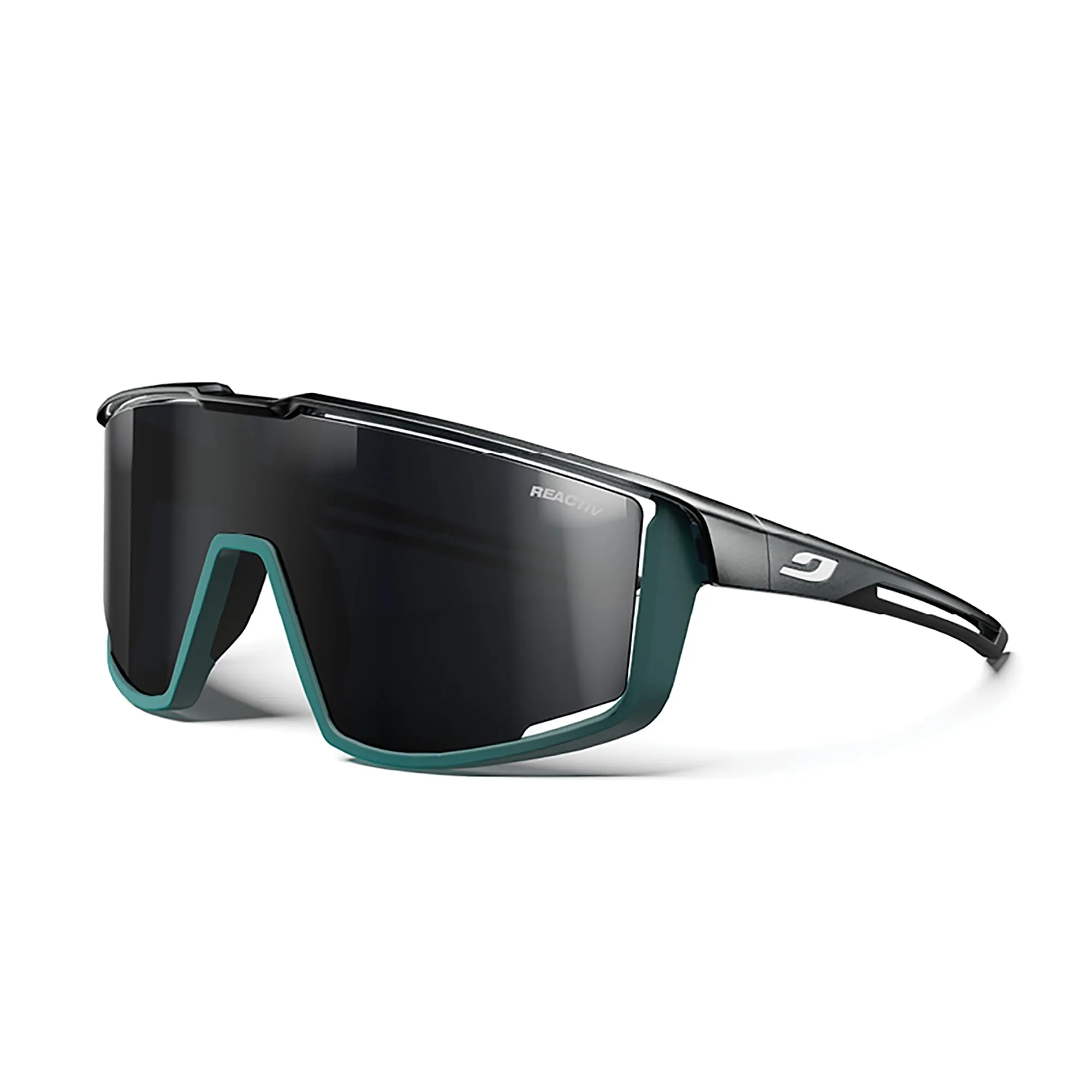 Julbo Fury Sunglasses Adult Unisex - Nero/Verde Opaco - Photochromic 0-3 - immagine 1